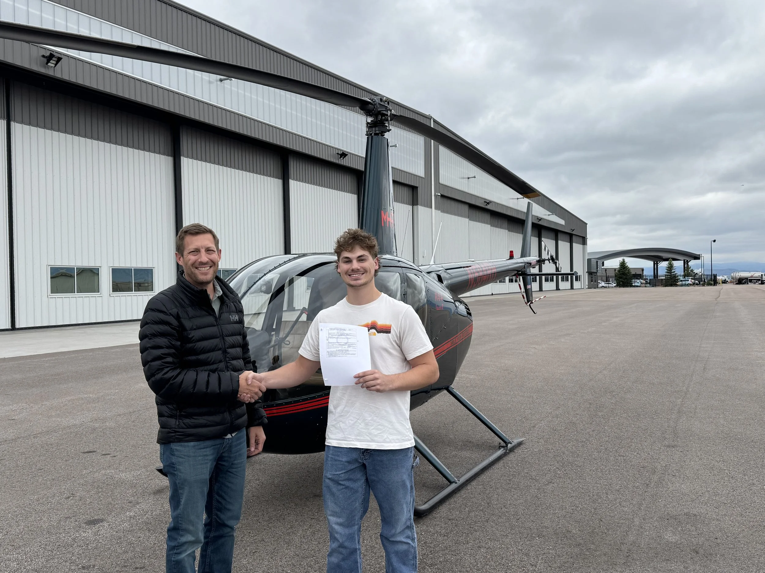 Congratulations to new Private Pilot Weston Formanek!