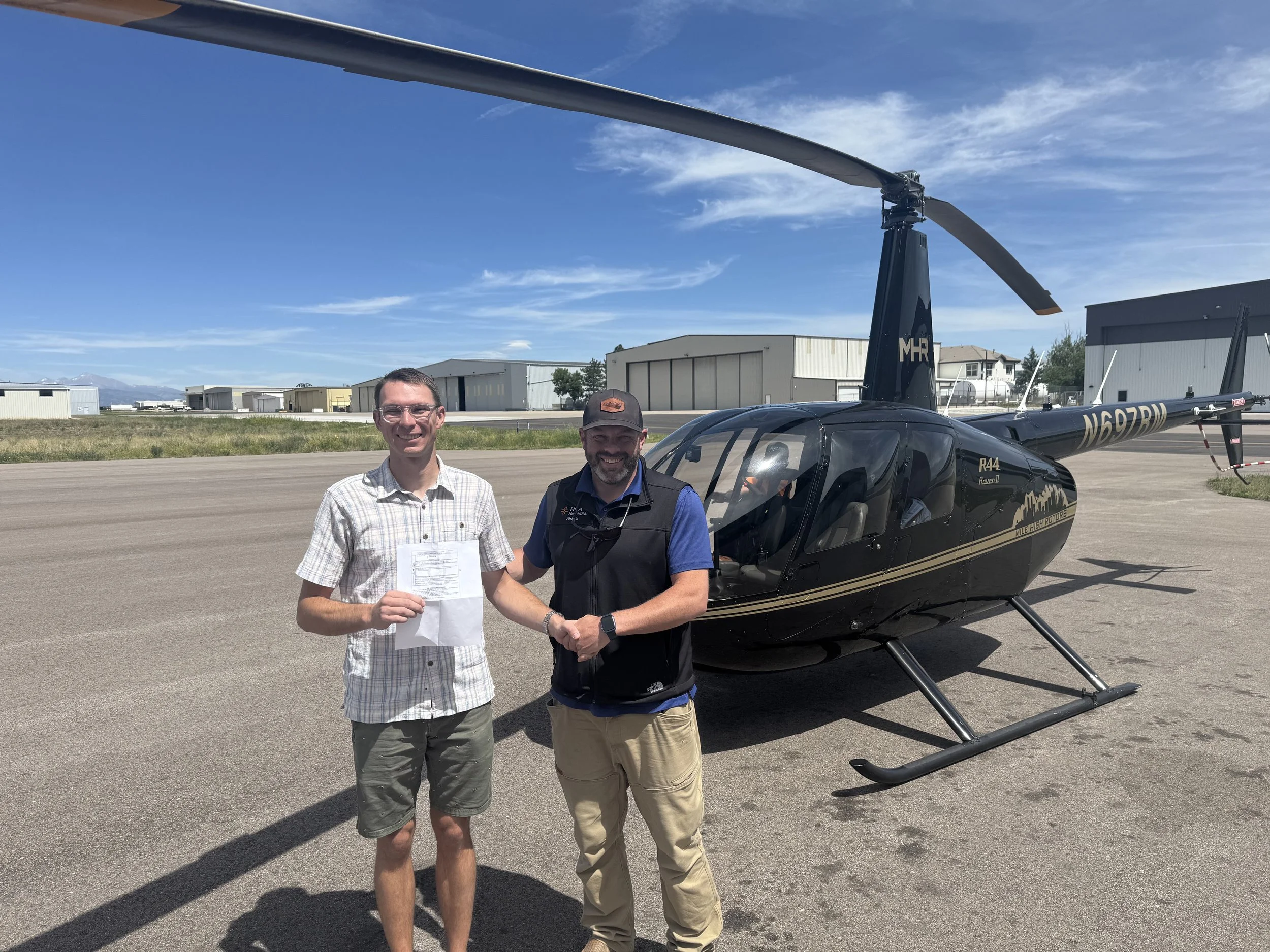 Congratulations to new Instrument Pilot Brady Martin!