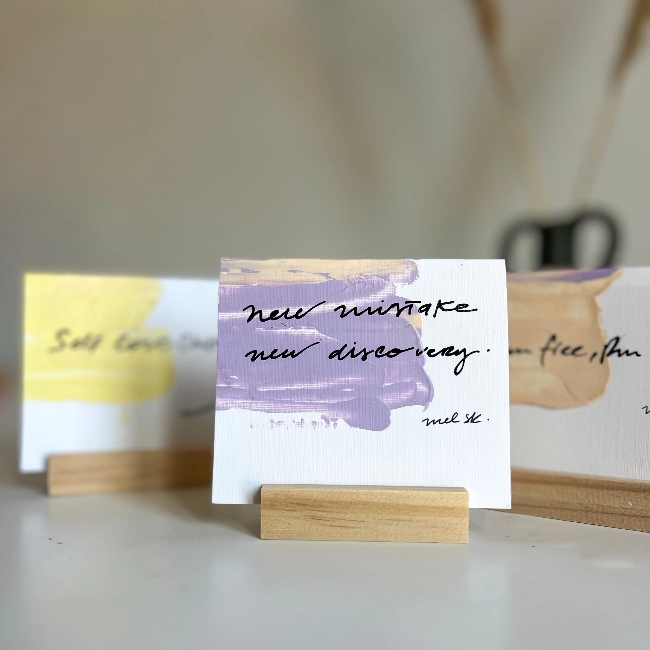 Hand painted mini shelf decor.JPG