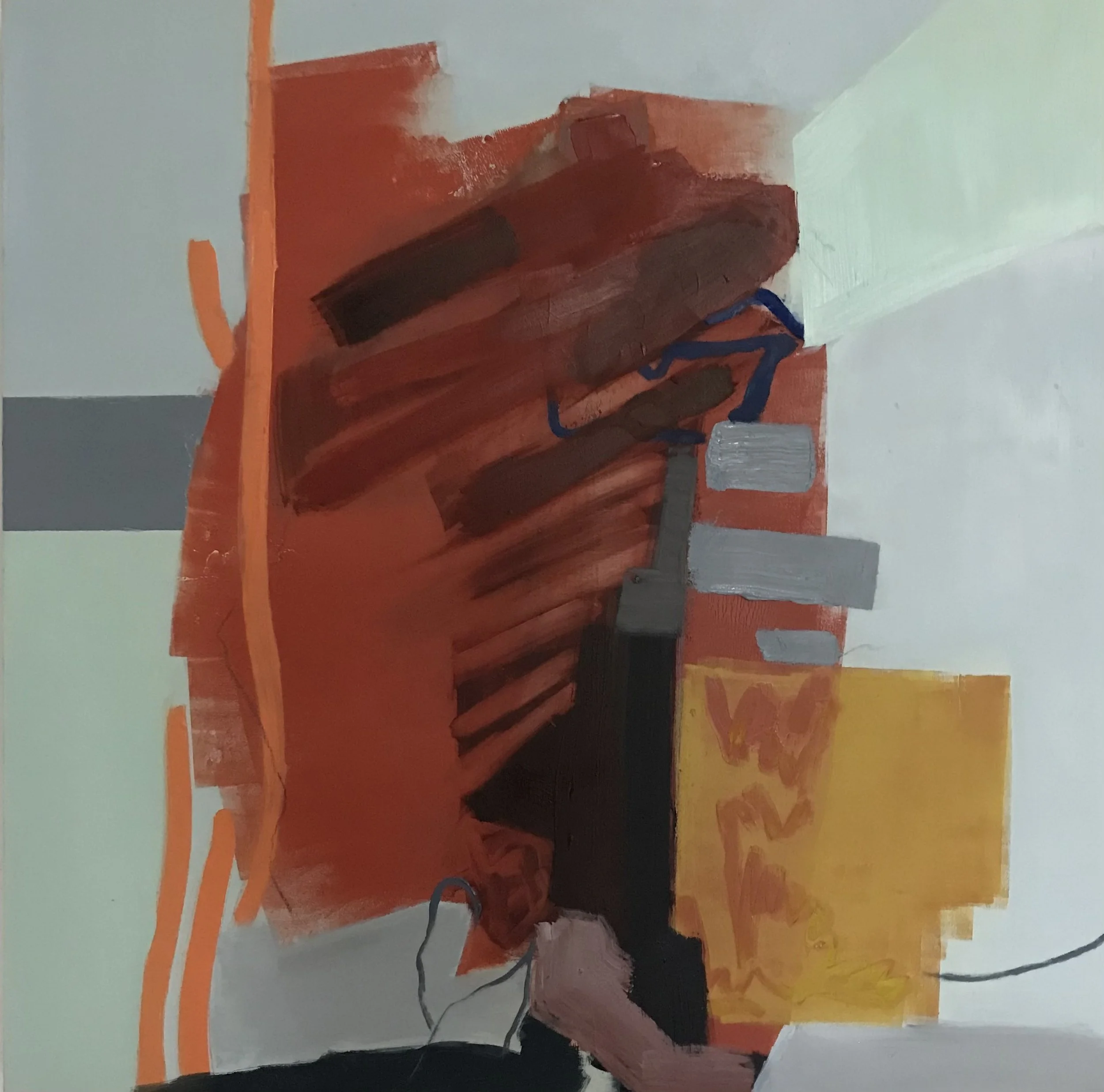 Are Those Sliding Doors? 20x20", oil on panel, $1200