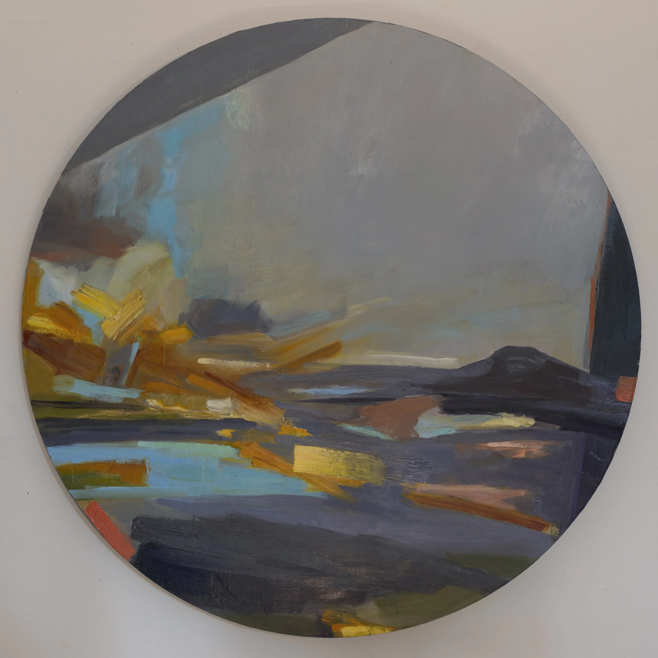 In Windermere, 24" across, oil on panel, $1224 