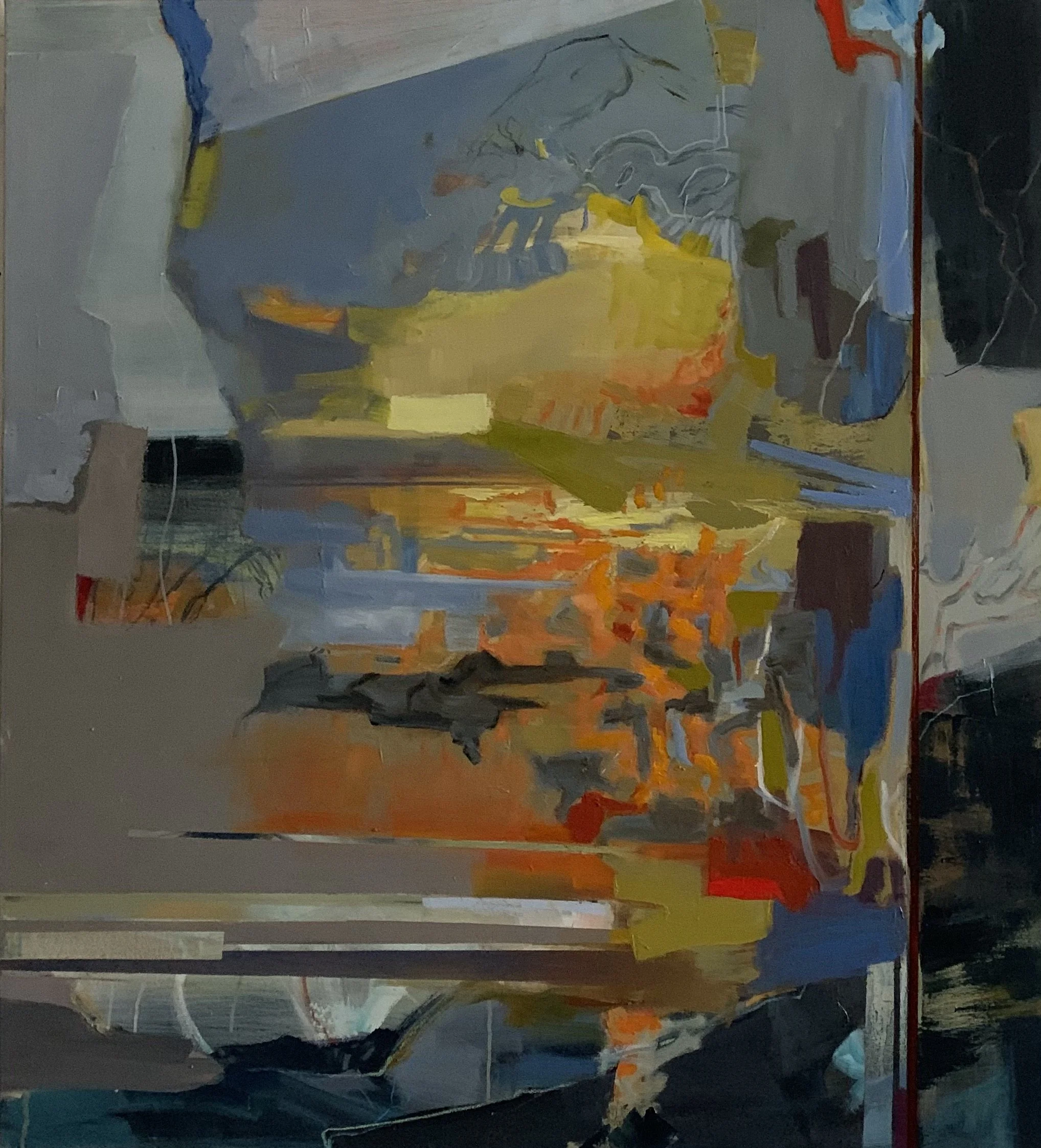 Moths to a Flame, 36x40", oil on canvas, $3100