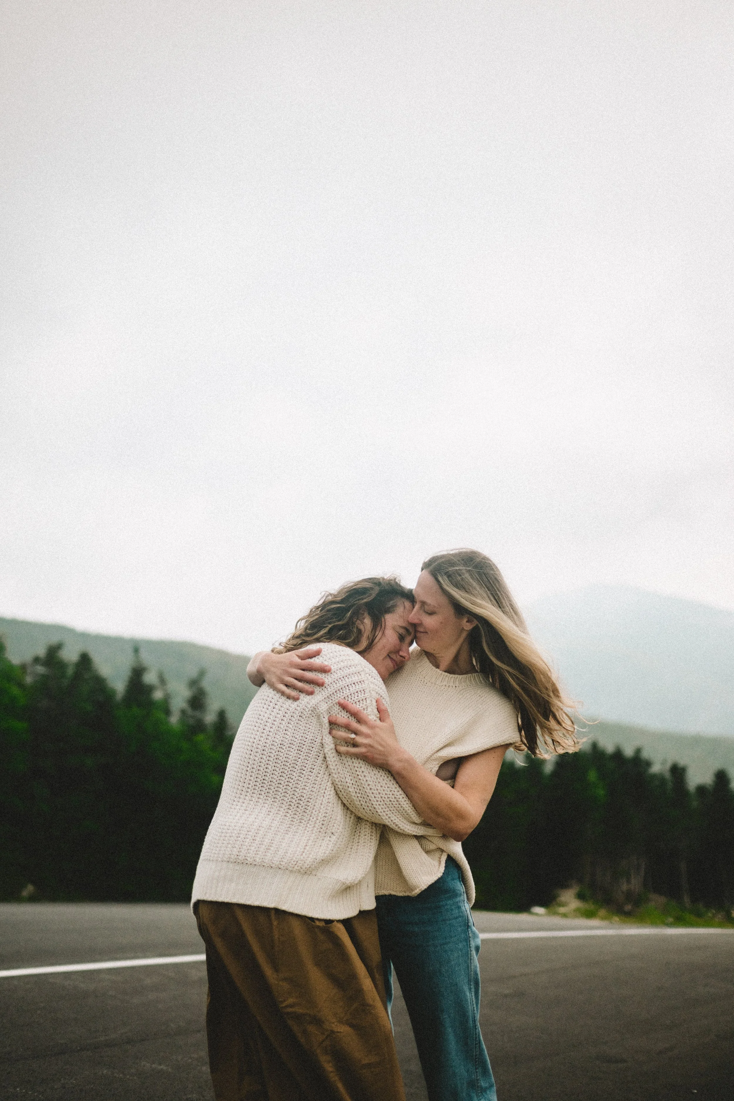 New Hampshire engagement photographer New England engagement photographer White Mountains photographer Gorham New Hampshire engagement photos Vermont queer photographer New England LGBTQ wedding photographer vermont new hampshire queer wlw photograph