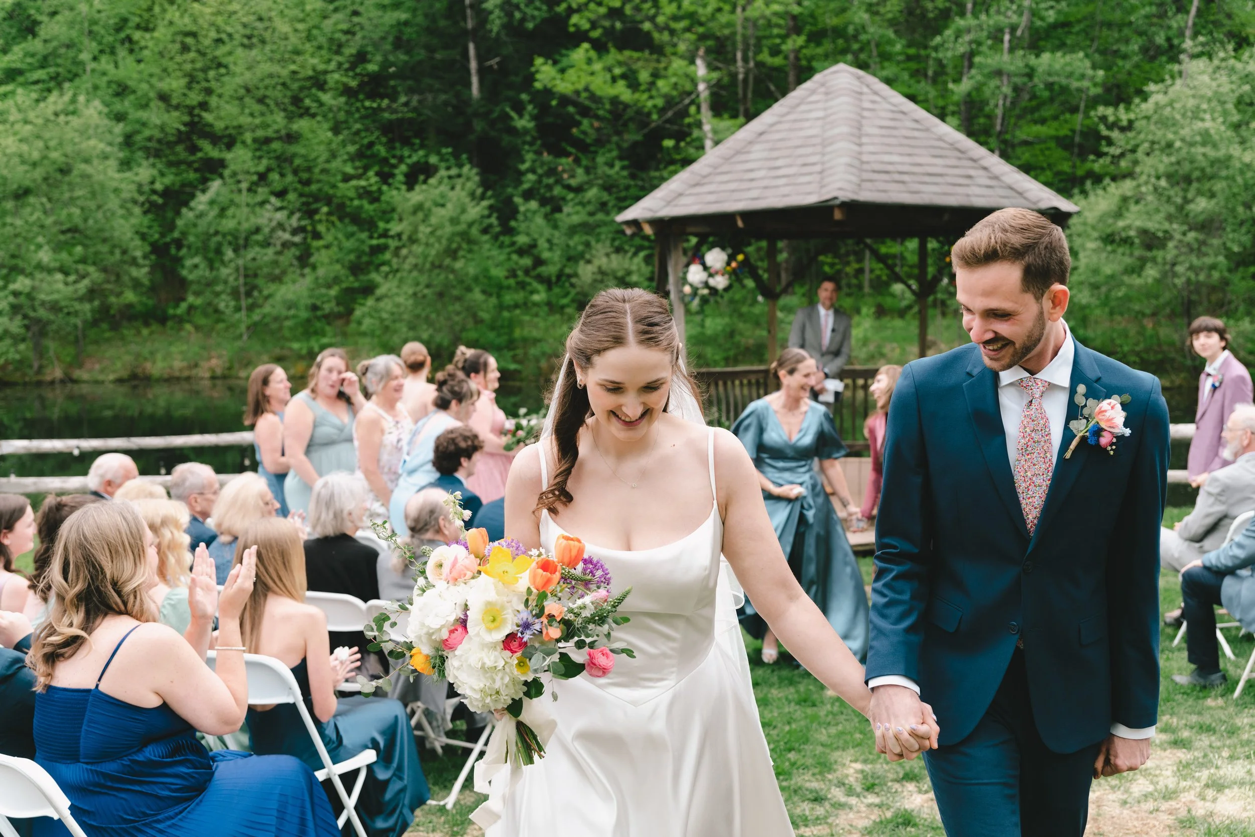 A Joyful Spring Wedding at Sleepy Hollow Inn in Huntington, Vermont