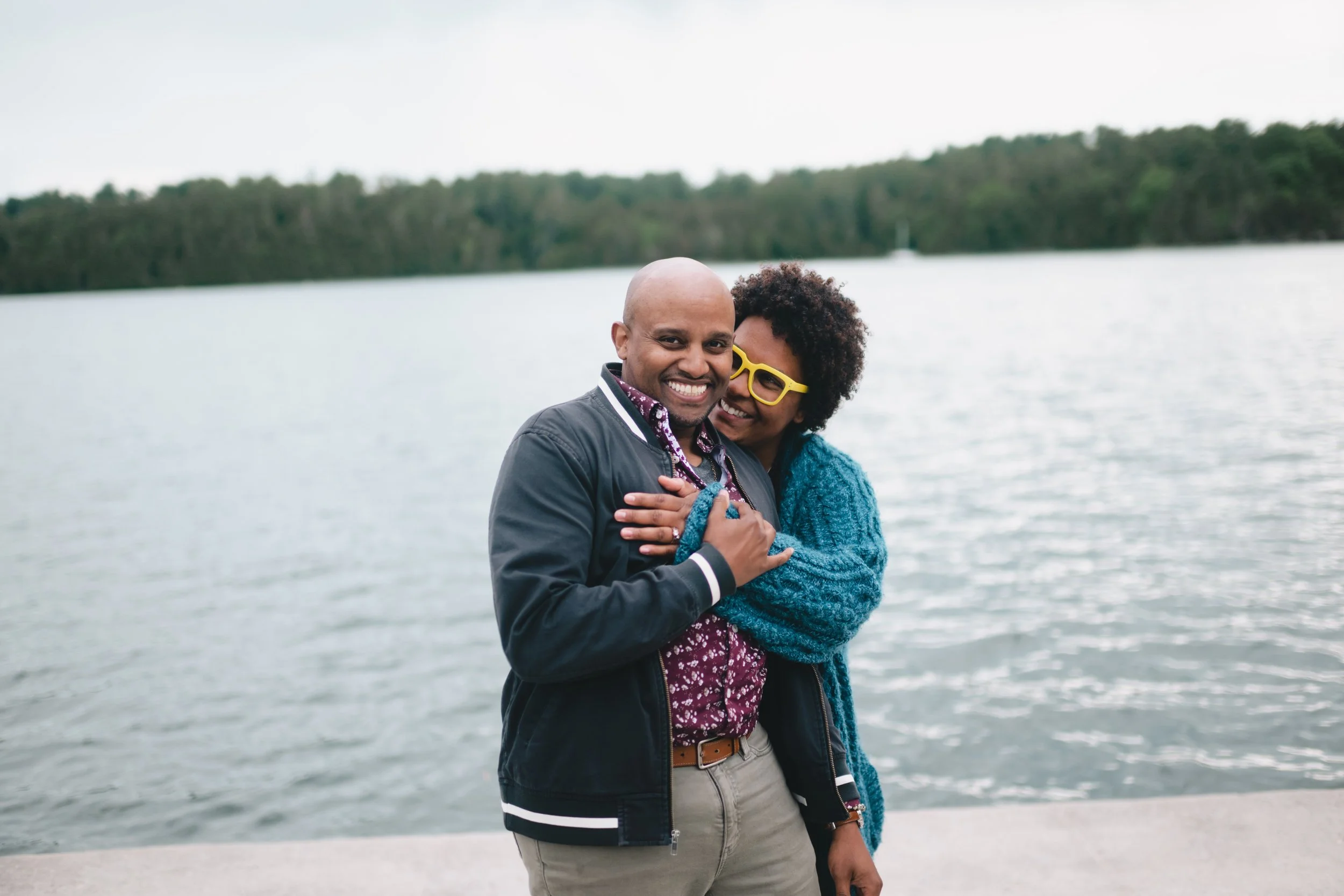 Vermont couples photographer New England wedding photographer queer inclusive photographer Vermont anniversary photos Lake Champlain photographer
