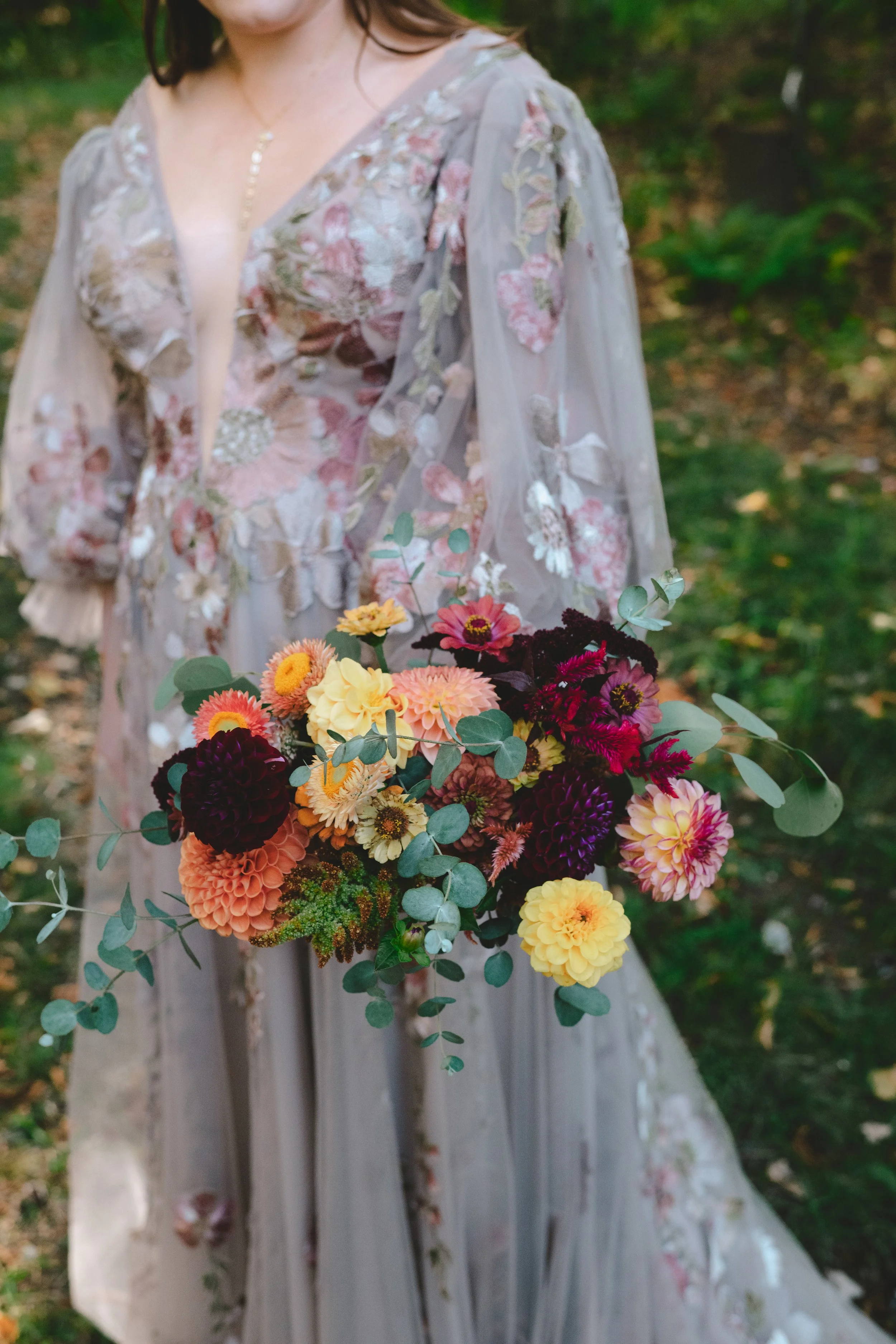 wedding bouquet queer lesbian wlw wedding in vermont at sleepy hollow inn queer wedding photography