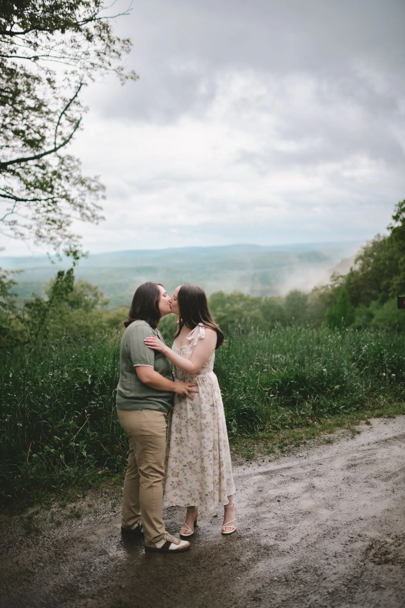 elopement microwedding vermont forest engagement photographer vermont nature engagement photos new england couples session vermont outdoor portrait photographer green mountains vermont engagement photography inclusive photographer vermont