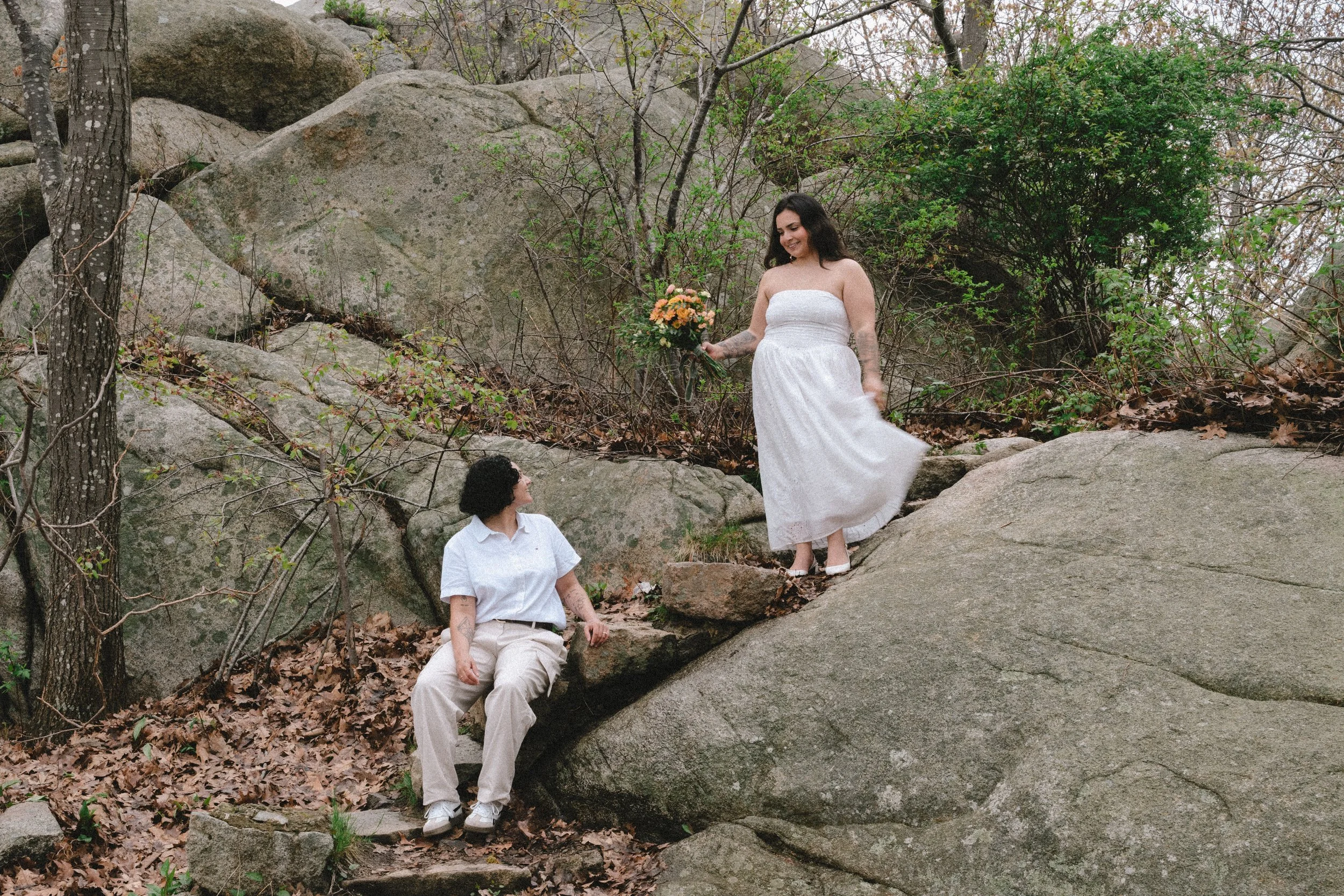 Julia Ellie Photo intimate elopement in southern Vermont Green Mountain elopement outdoor elopement in New England forest elopement scenic mountain adventurous elopement photography Rutland Vermont Bennington Vermont Lake George NY NH MA VT ME RI