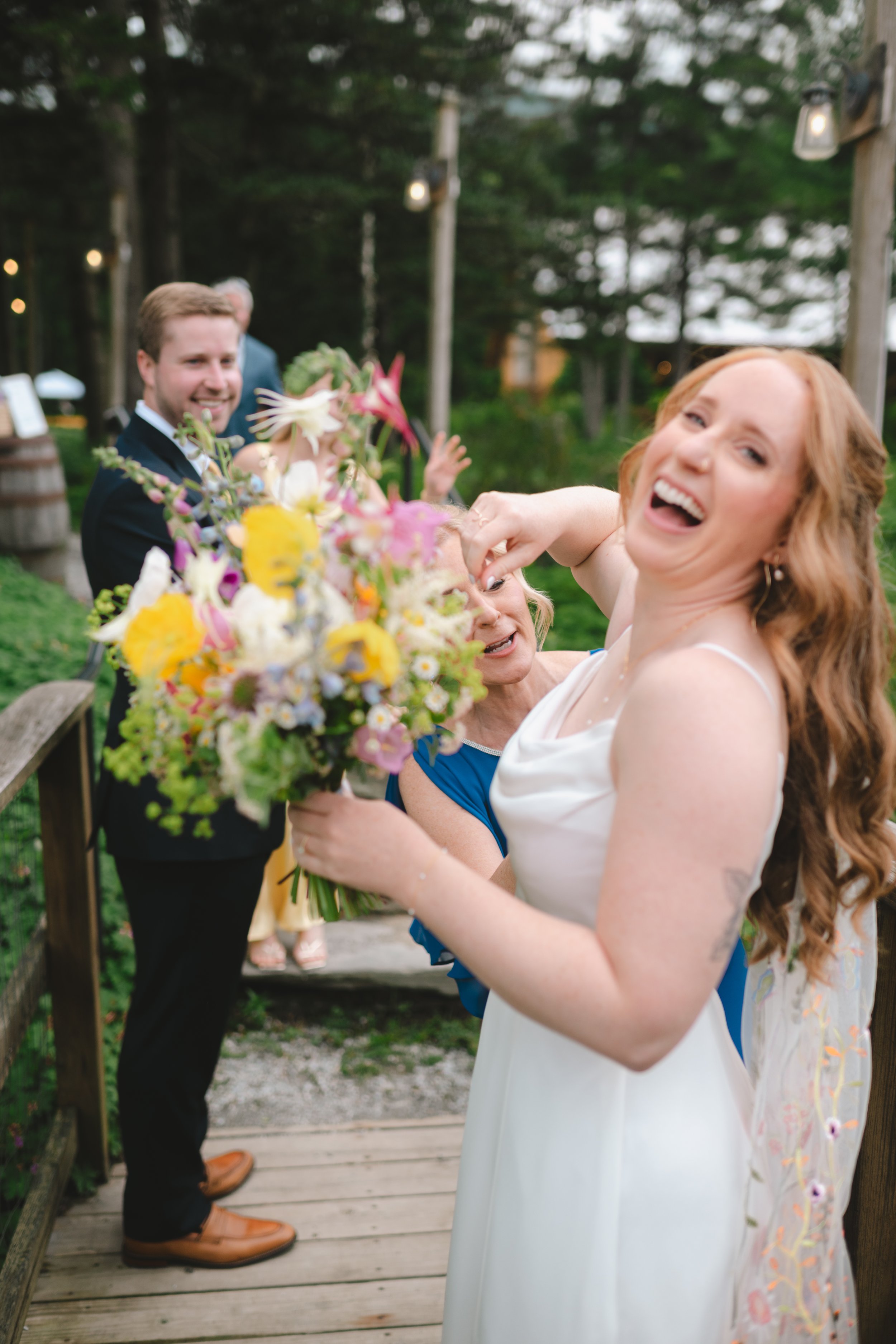 candid joyful documentary style supportive human centered and relationship oriented photographer queer vermont relational  wedding photograhy