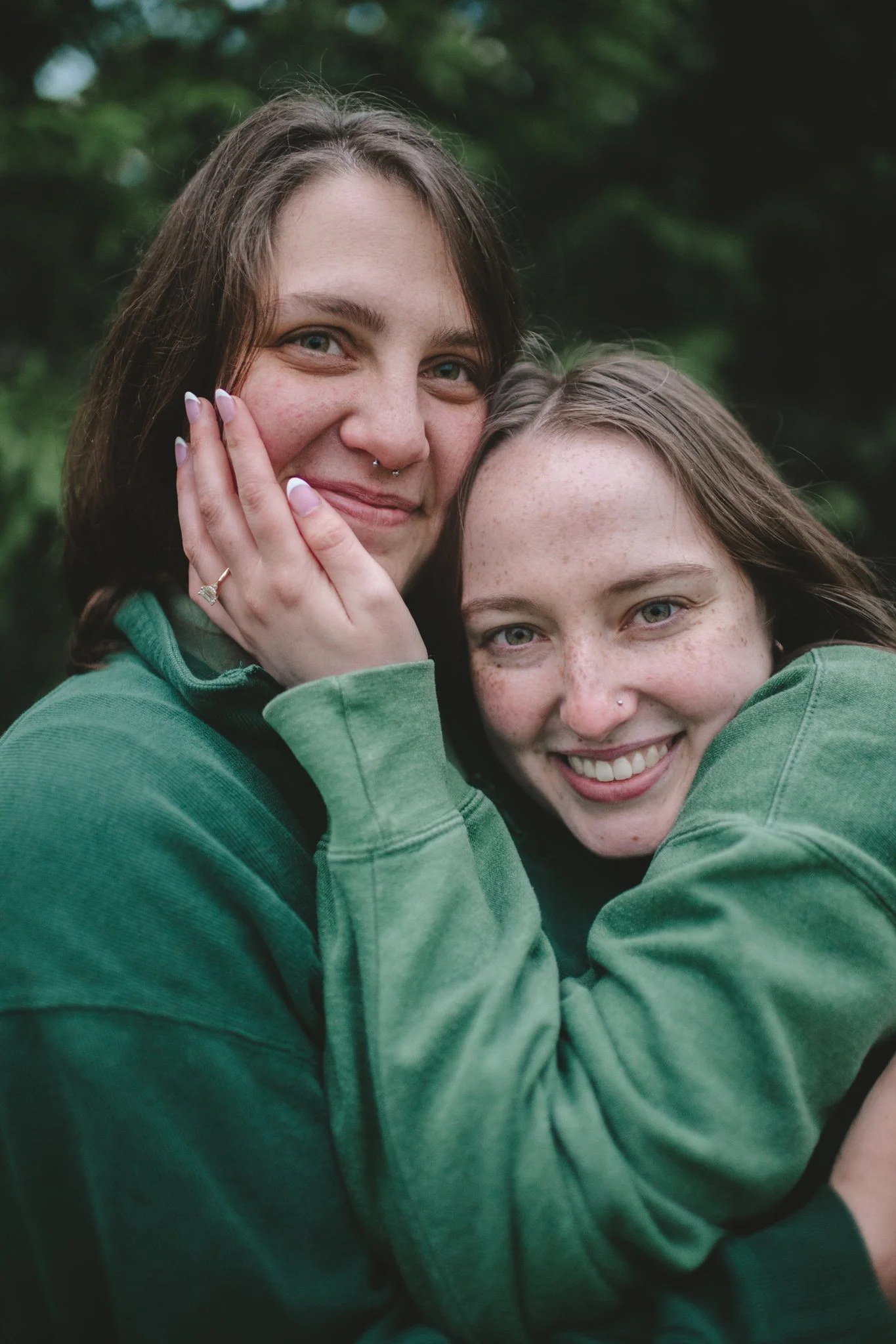 vermont forest engagement photographer vermont nature engagement photos new england couples session vermont outdoor portrait photographer green mountains vermont engagement photography inclusive photographer vermont elopement microwedding