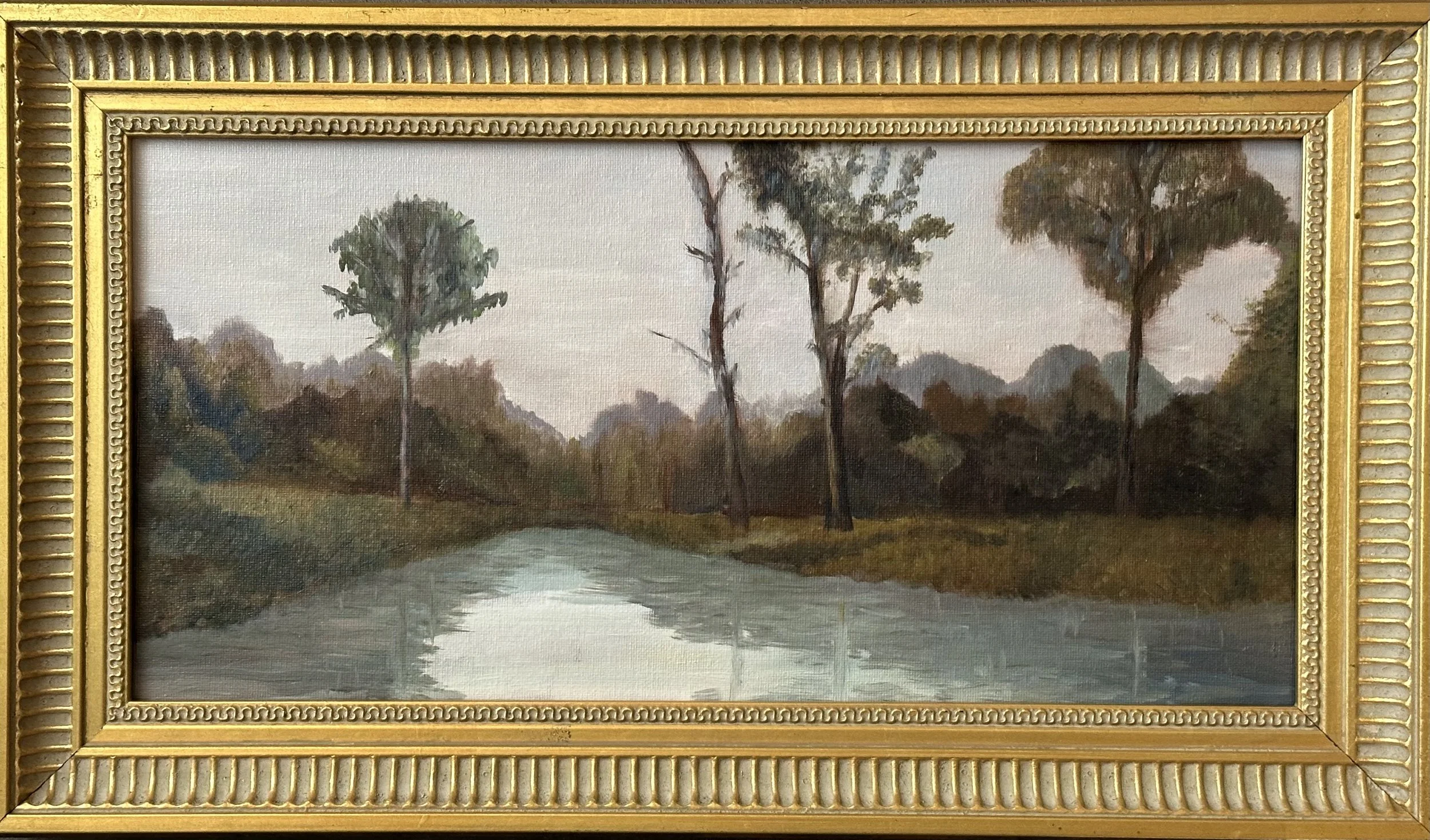 “Echoes of Fontainebleau” 8x16 Oil