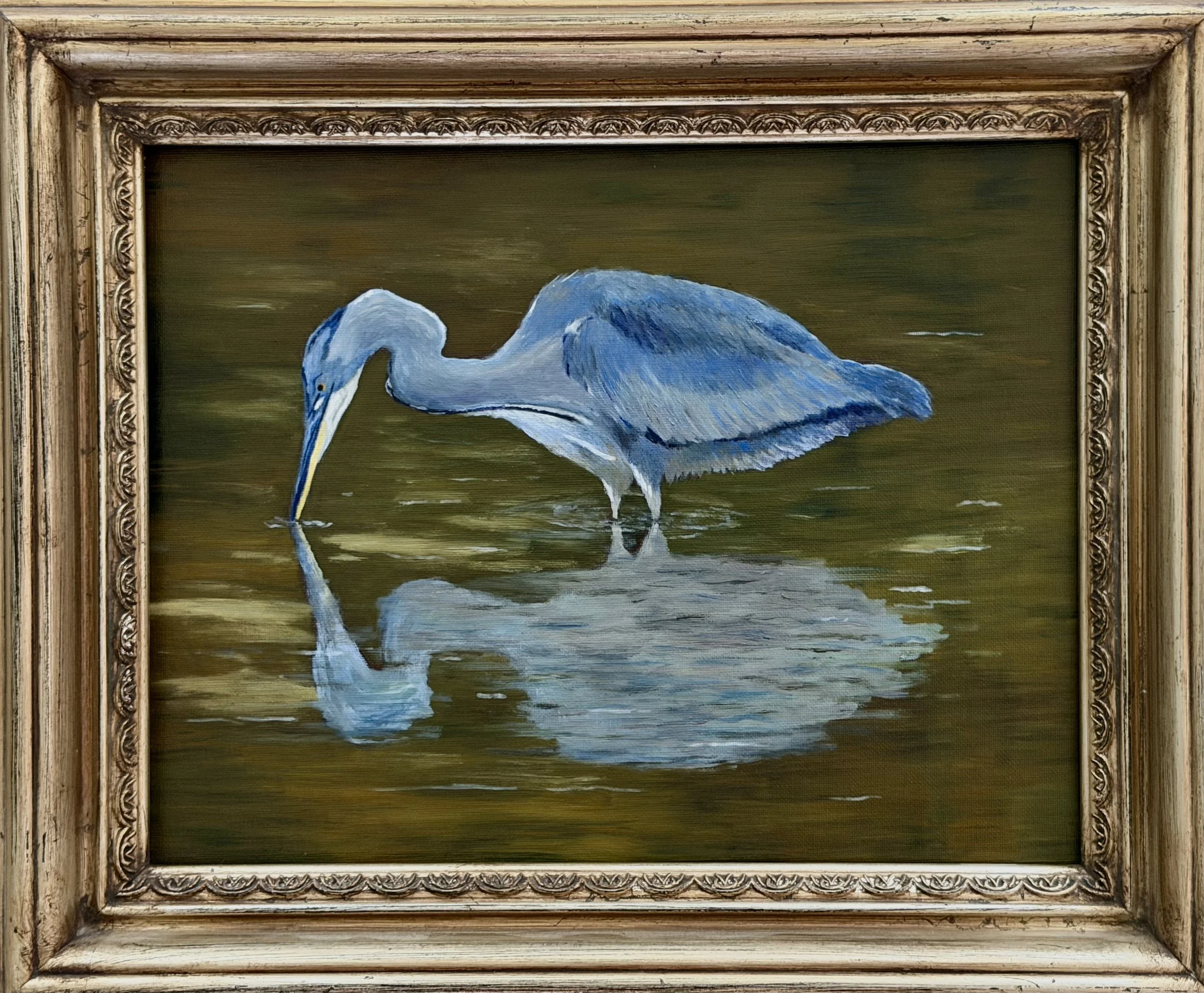 “Quiet Reflection” , 11x14 Oil (14x17 framed)