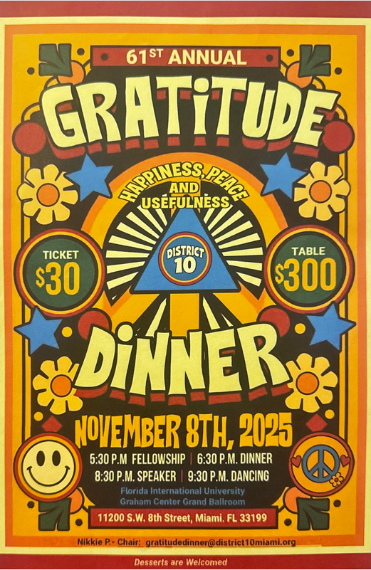 Gratitude Dinner Planning Committee Meeting