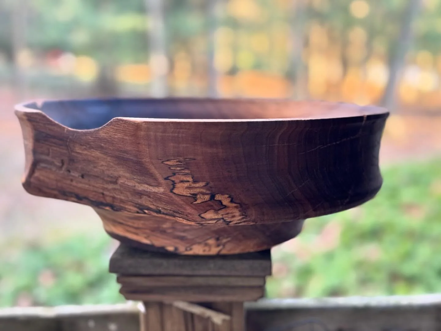 Spalted Walnut. Trying out a new shape.