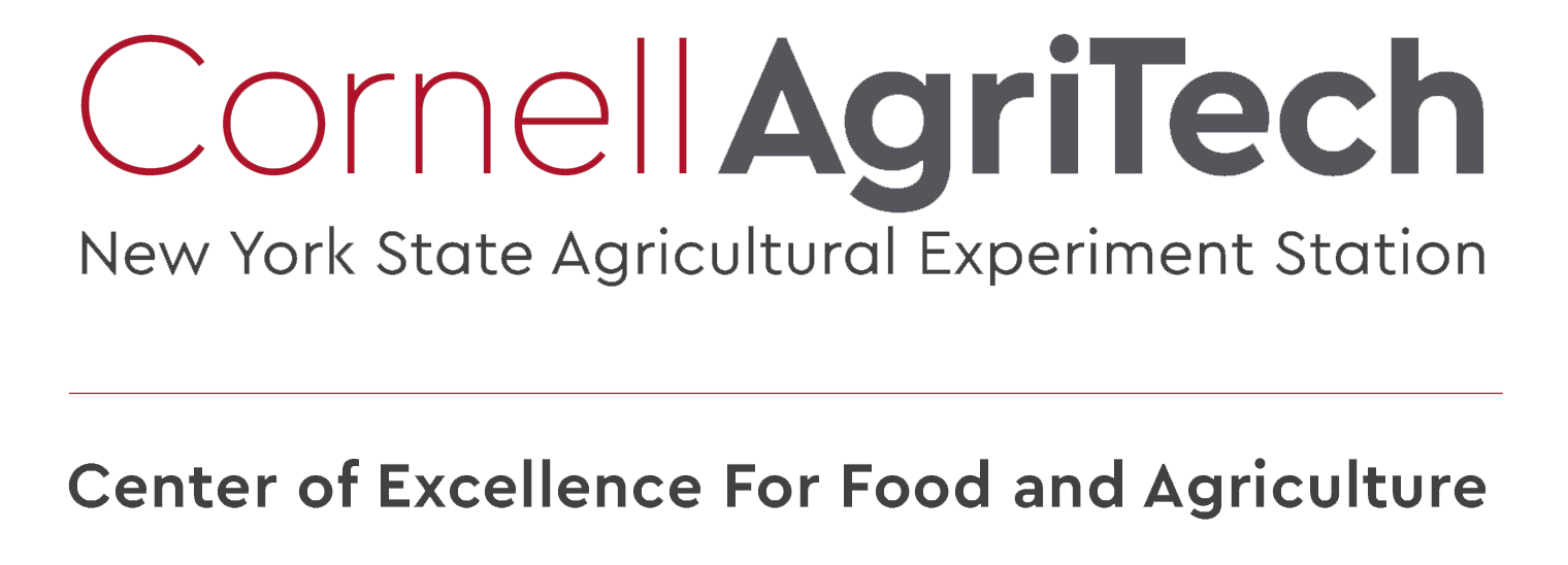 Cornell AgriTech logo with text "New York State Agriculture Experiment Station, Center of Excellence for Food and Agriculture." Seen developed our calcium chew with assistance from their experts.