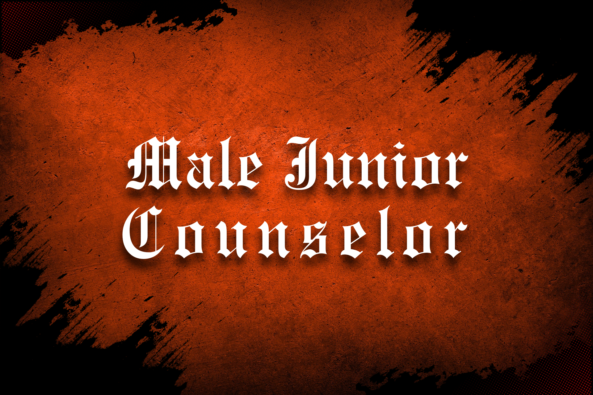Male Junior   Counselor