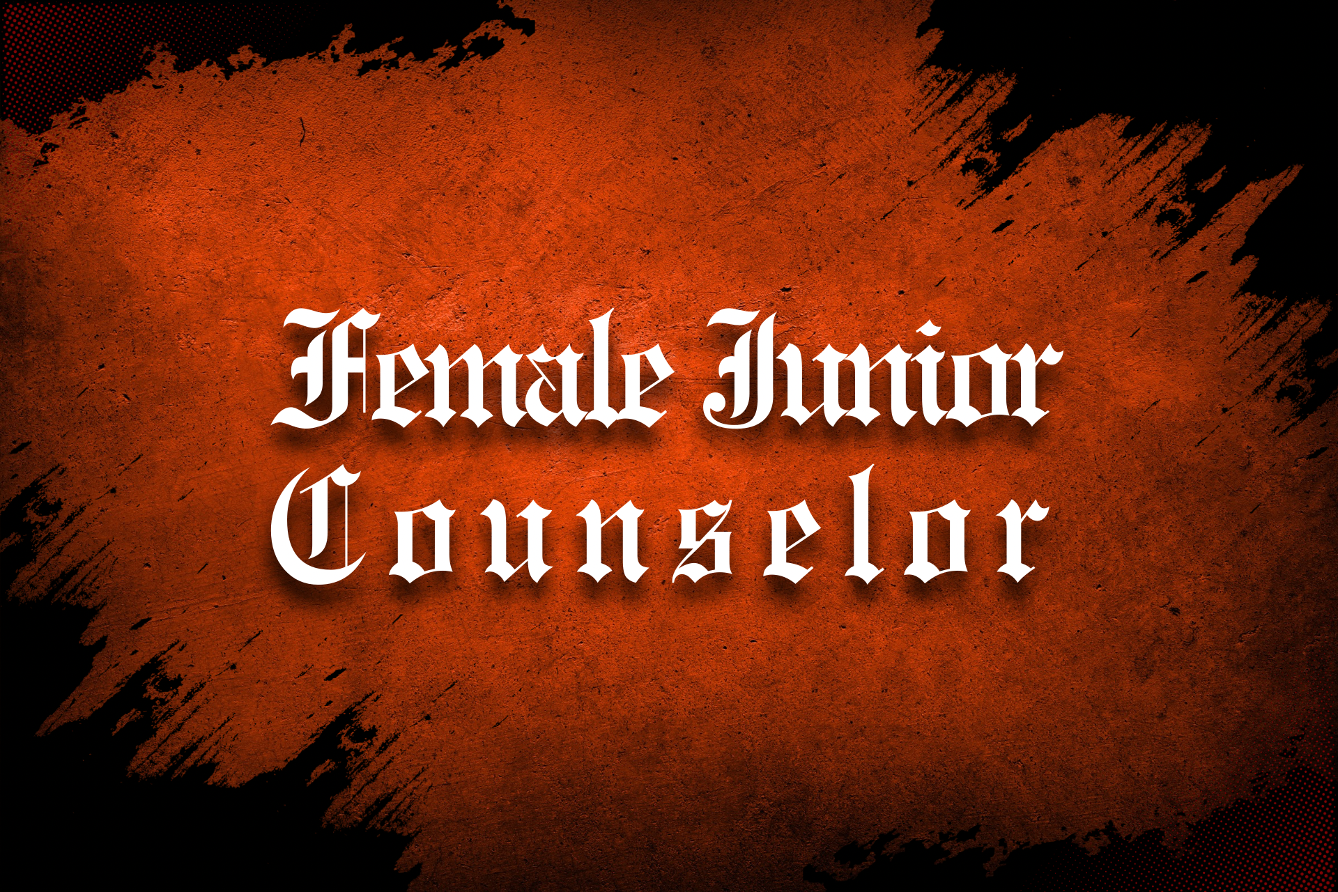 Female Junior Counselor
