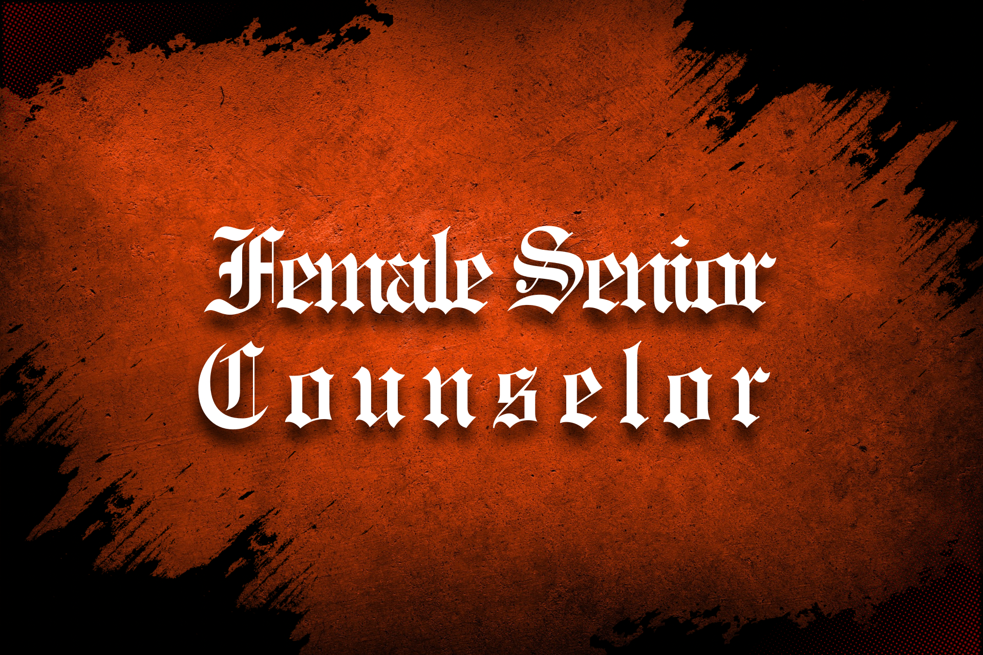 Female Senior Counselor
