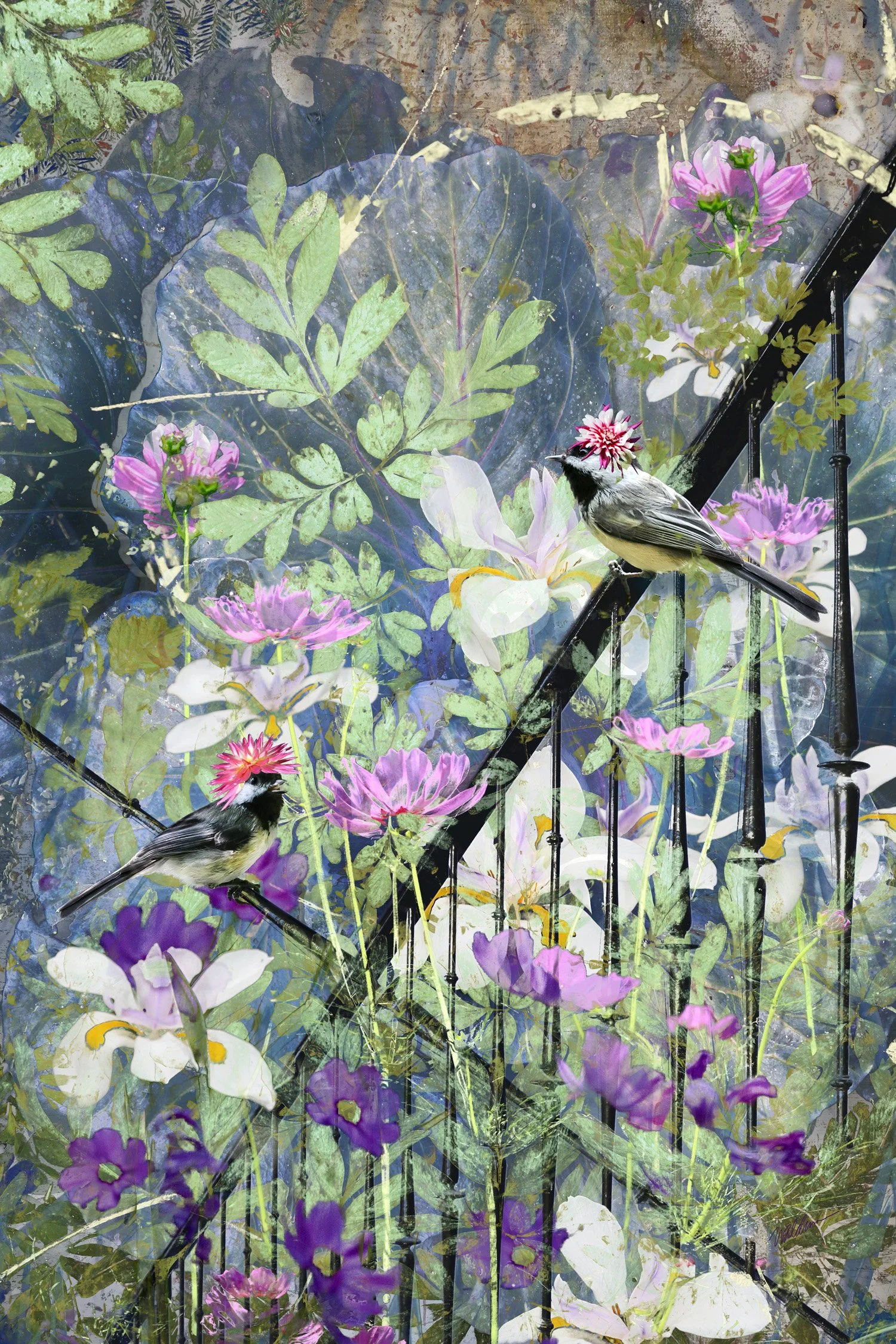 "Garden Fashionistas" by Artist Gay Waldman