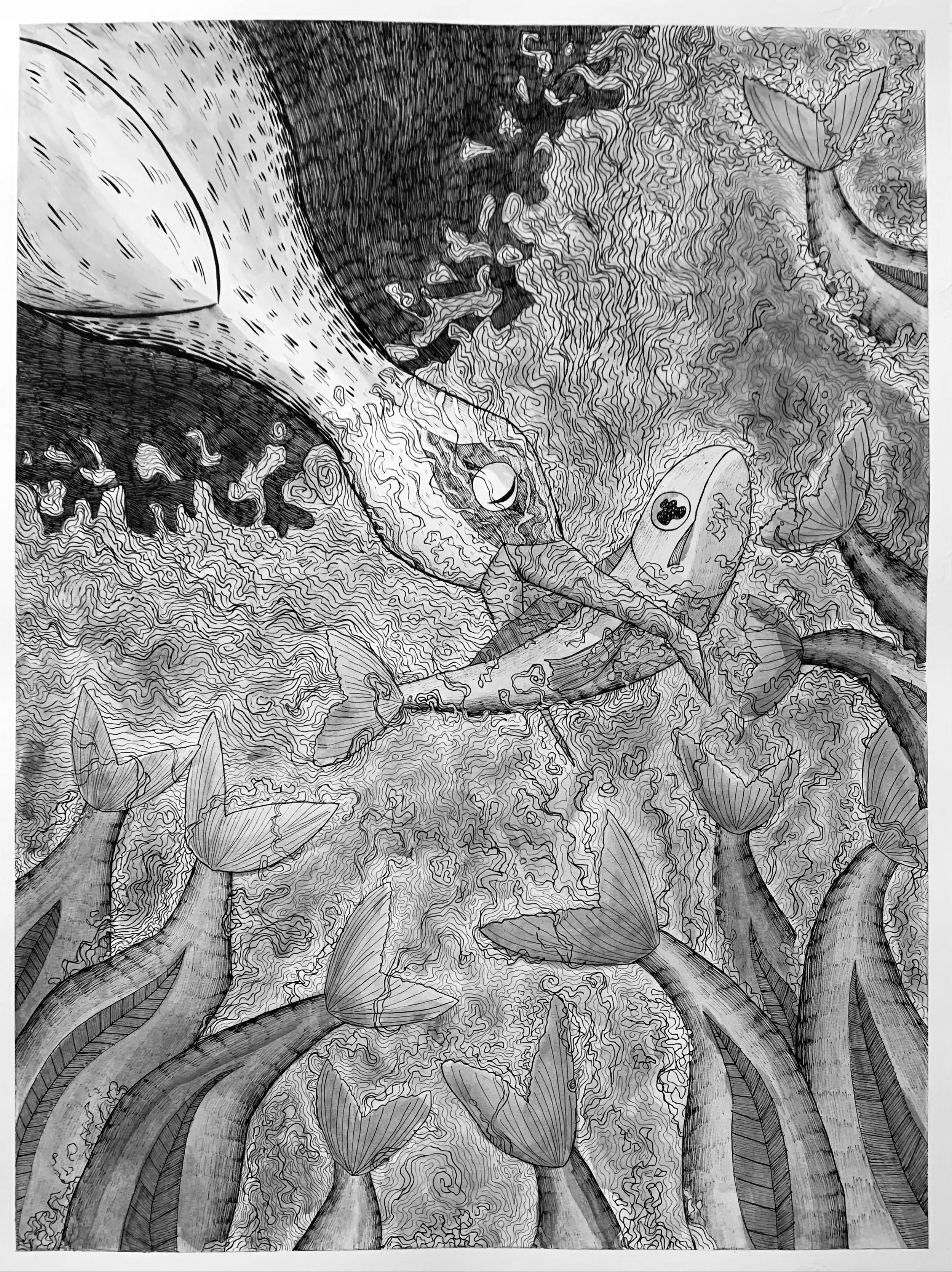 "Gravity"
Ink & micron