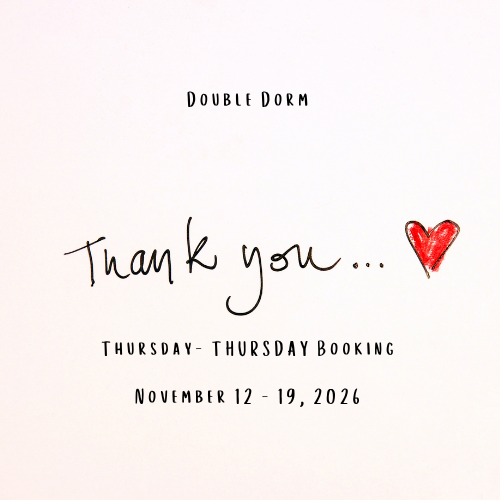 Donate to Rigpa US: 3% Credit Card Fee - Double Dorm Room (THURS - THURS)