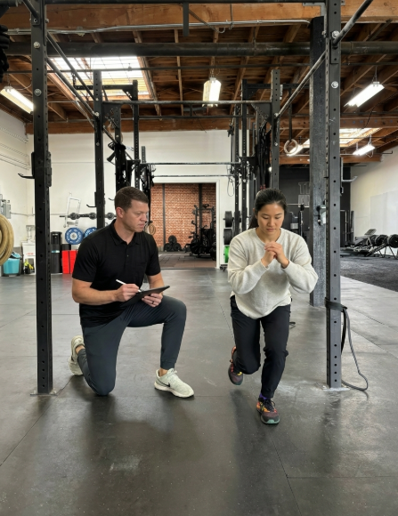 Patient working with a provider at a manual therapy clinic in Oakland