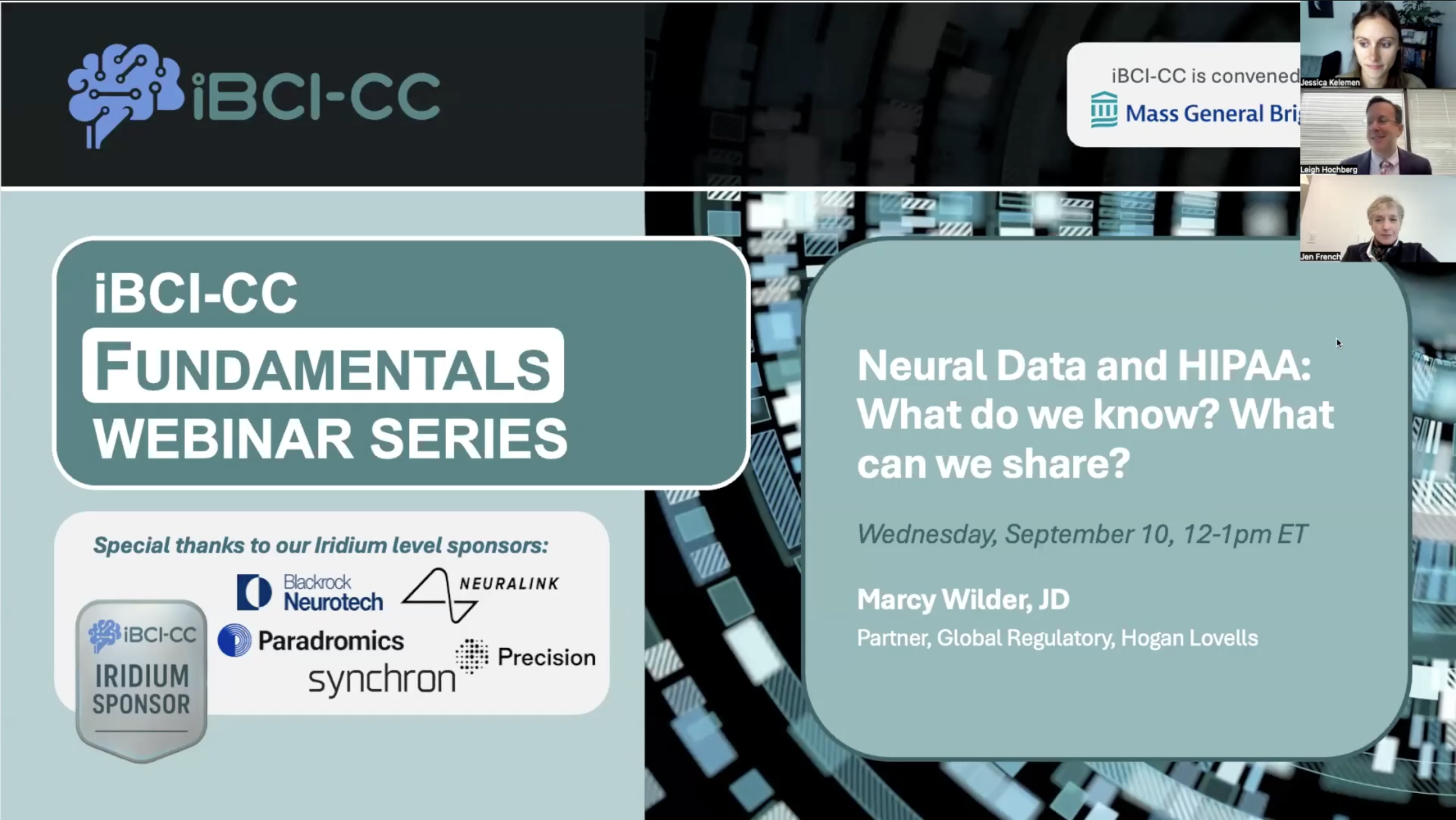 Neural Data and HIPAA: What do we know? What can we share
