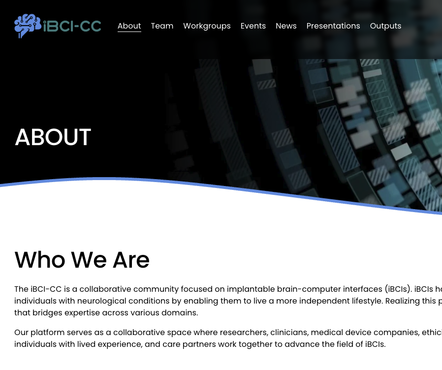 Website About Page