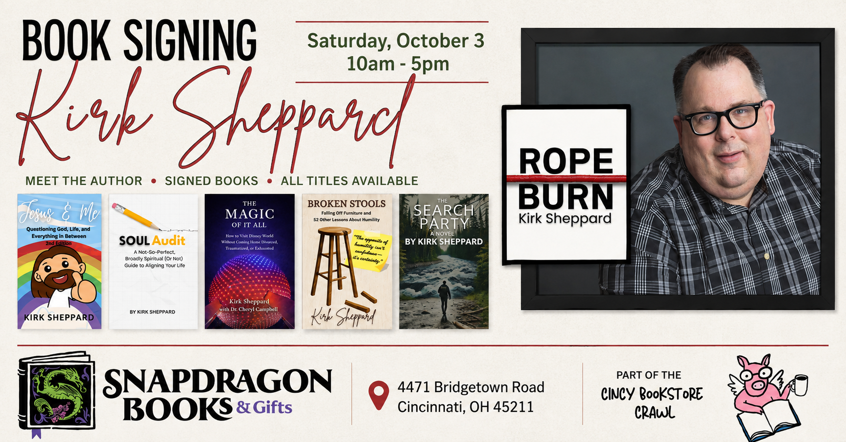 Book Signing - Cincy Bookstore Crawl