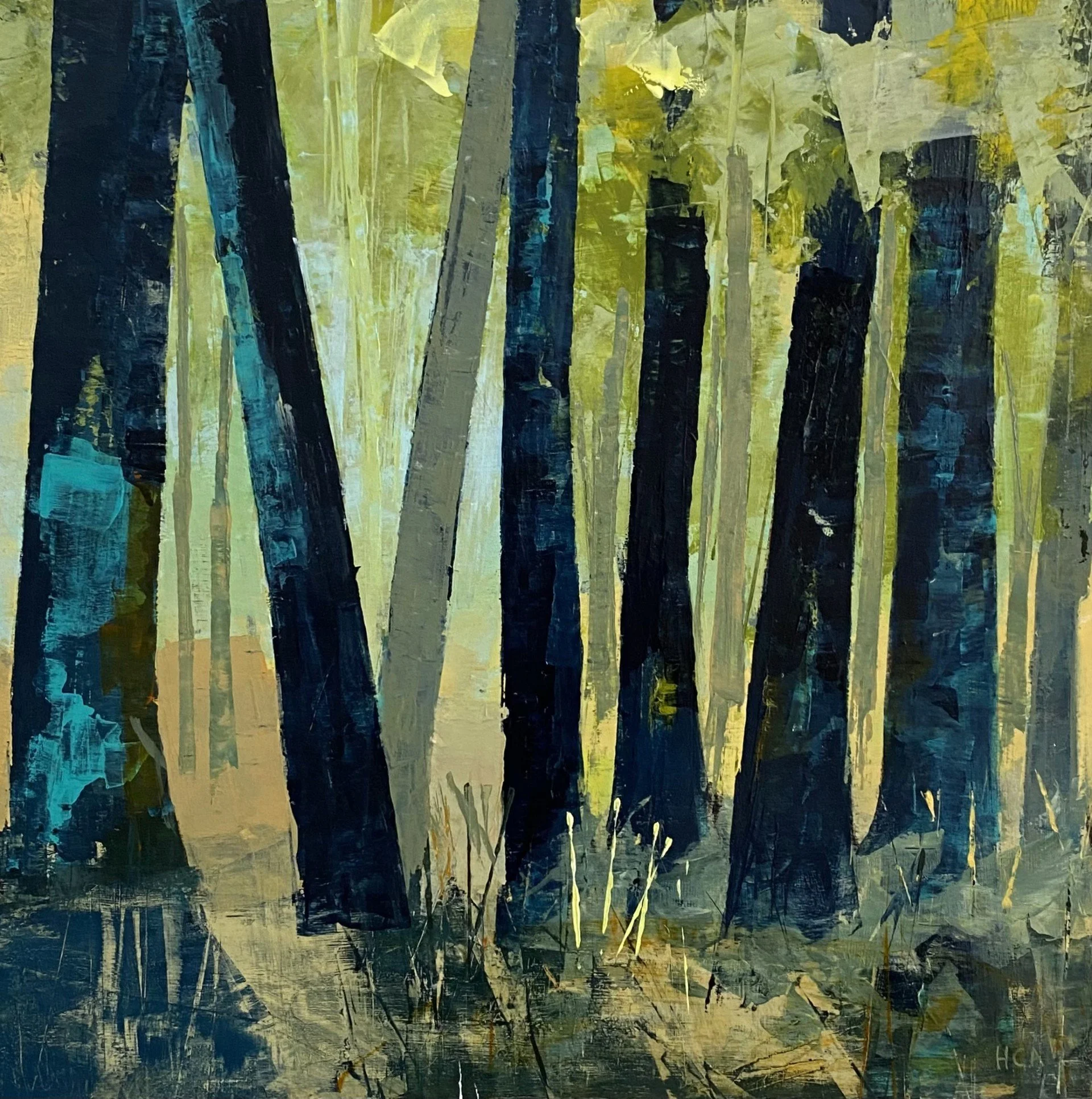 Among Friends #3 | 20" x 20" | Available