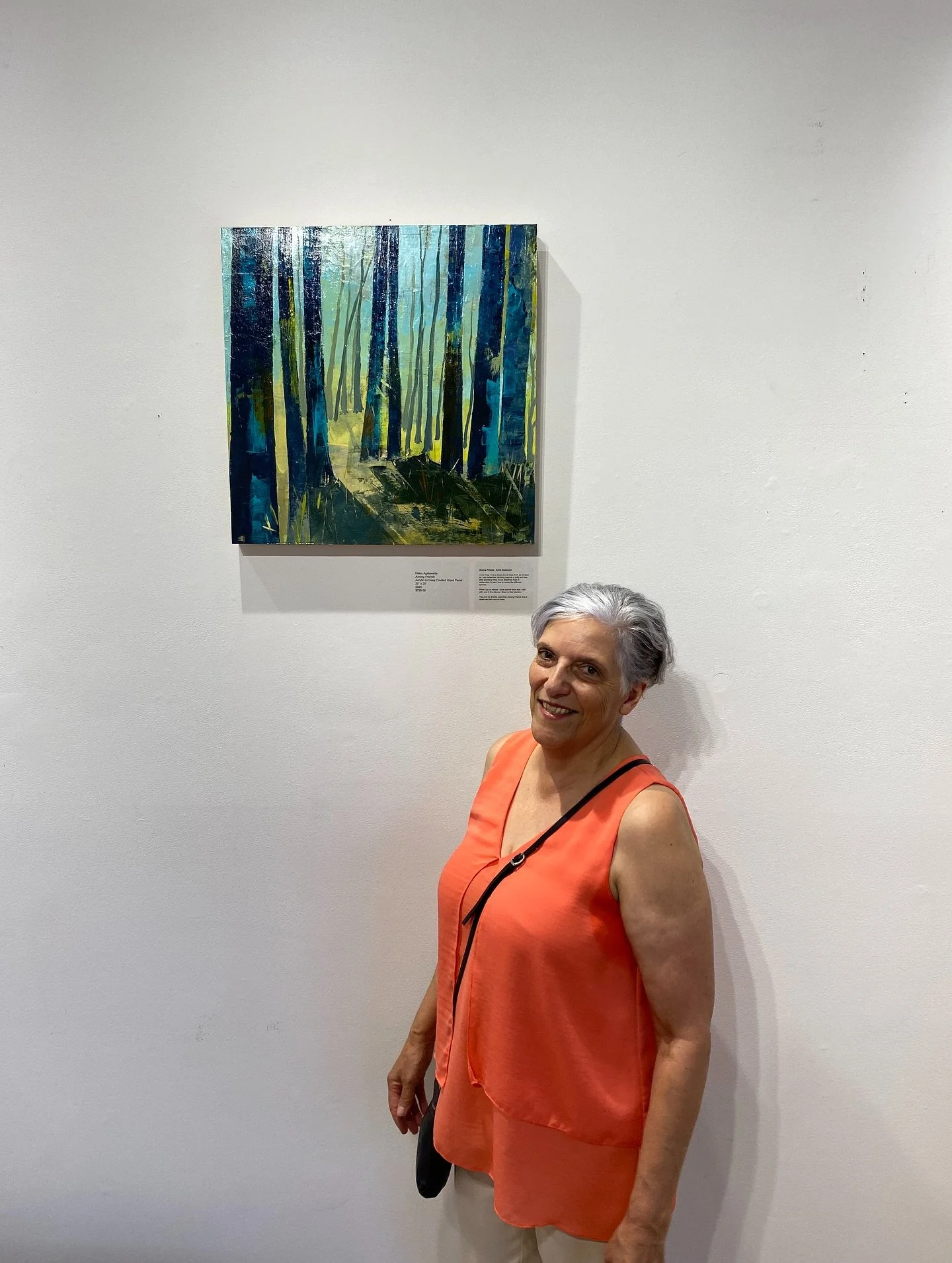 Feeling honoured to have two paintings in the Annual GCAC Juried Art Show. I had a lovely time at the @the.gcac for the show reception this afternoon and met up with fellow artist @lbee_art_fashion 💕

We haven&rsquo;t shrunk, the paintings were real