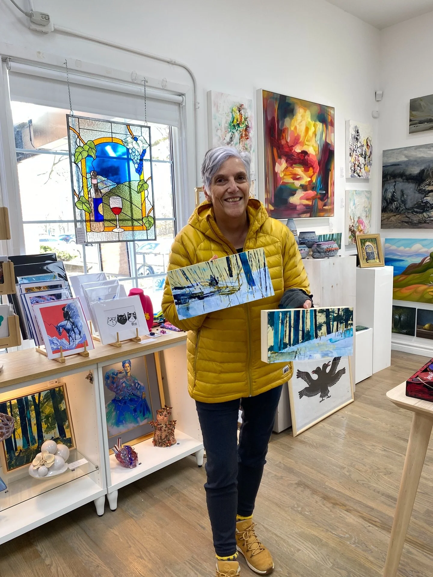 Winter Walk and Winter Trail
6&rdquo; x 12&rdquo; acrylic on cradled wood panel 
Available at @micakgallery 

Not sure if I&rsquo;m ready for snow just yet, but we have had some beautiful snowy days recently. They inspired me to paint a couple of win