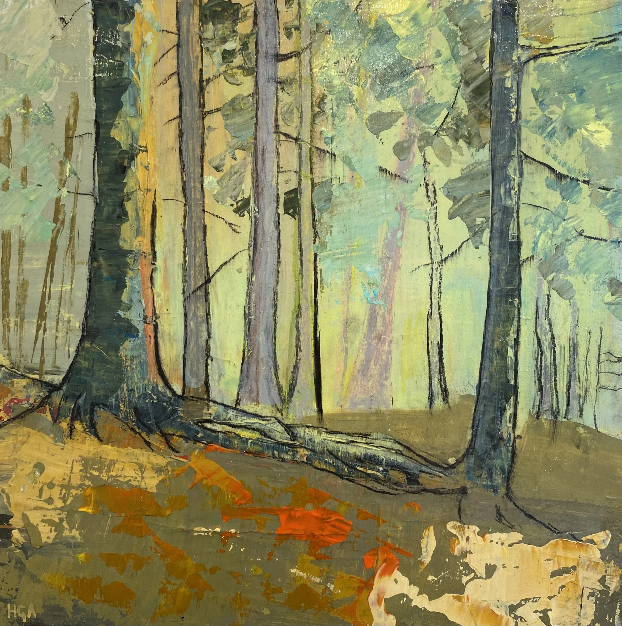 Give thanks  | 12" x 12"  | SOLD