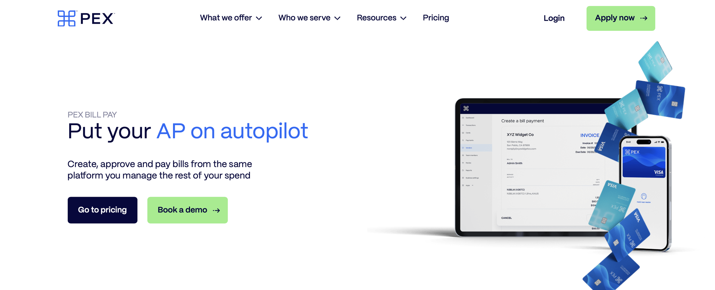 Bill Pay Webpage