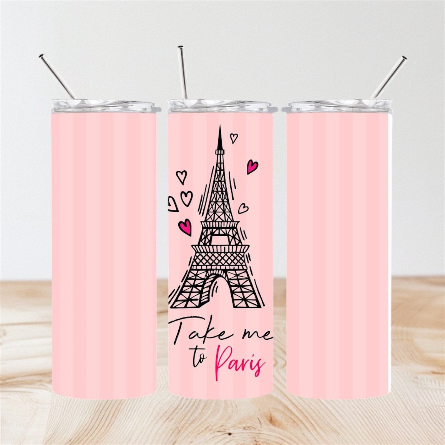Take Me to Paris Tumbler Wrap
