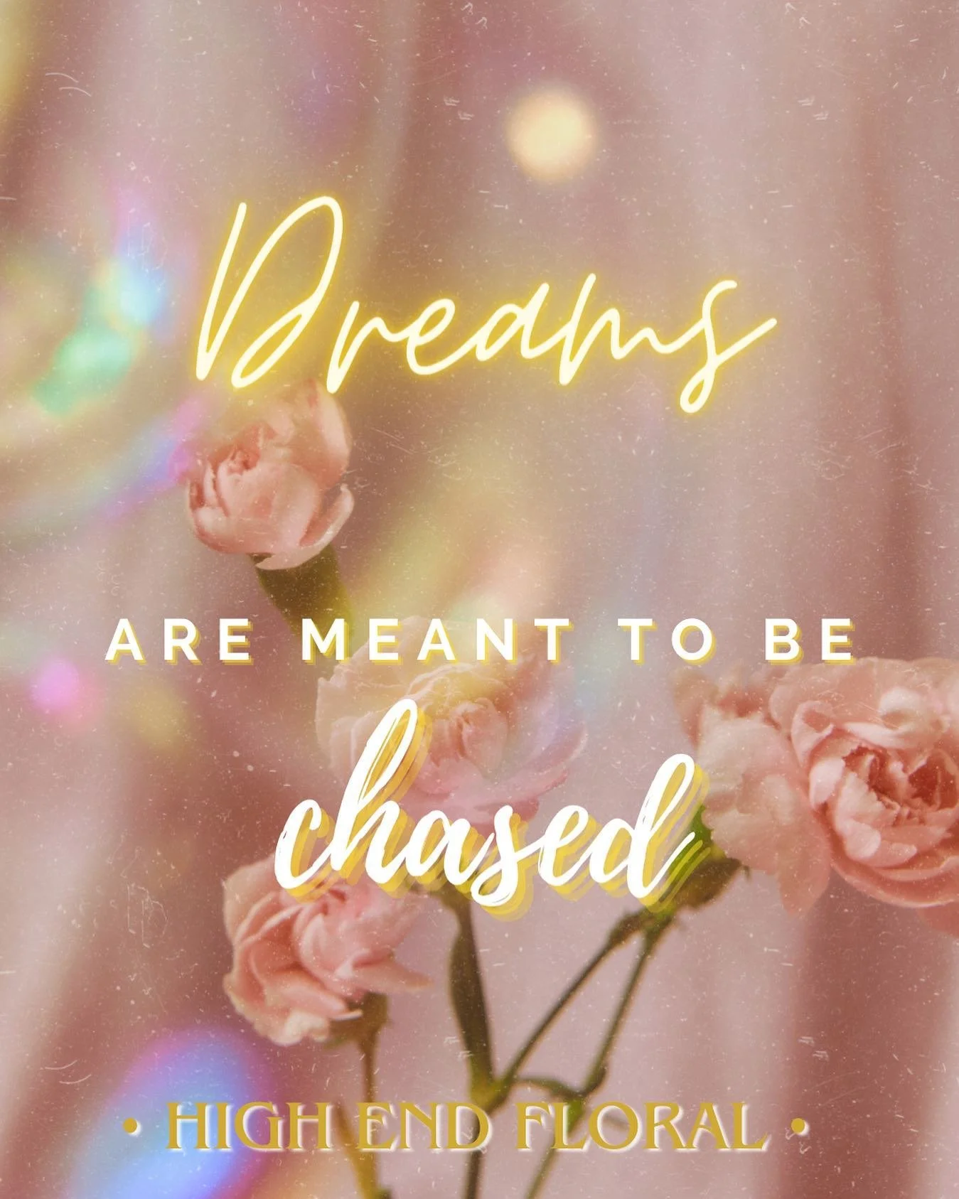 This business is me chasing my dream! 
Go chase your dreams today ✨