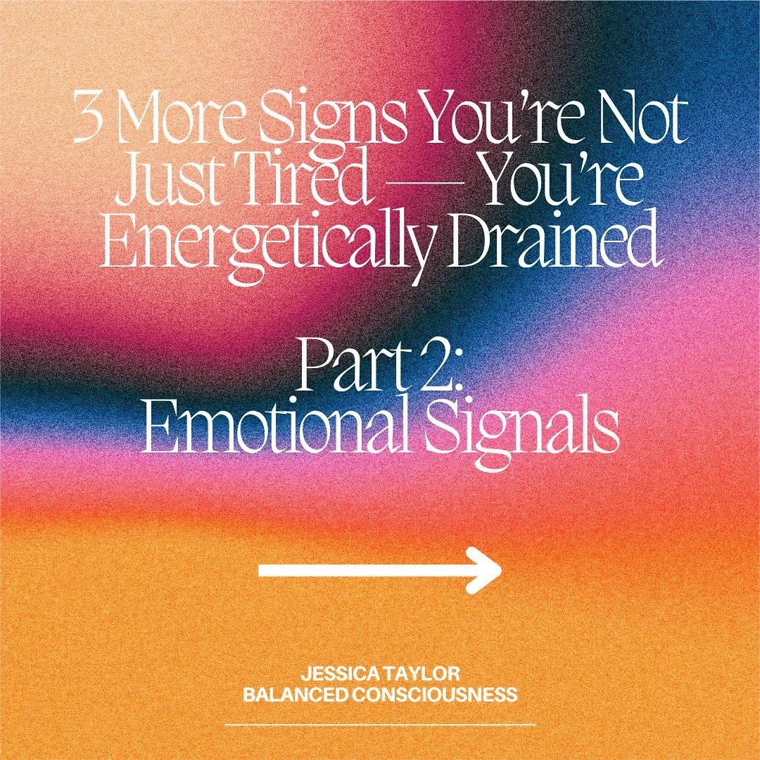 Sometimes it&rsquo;s not just your body that&rsquo;s tired &mdash; it&rsquo;s your emotions showing you how deeply drained your energy really is. 💛

If you&rsquo;ve been swinging from numbness to overwhelm, feeling resentful for &ldquo;no reason,&rd