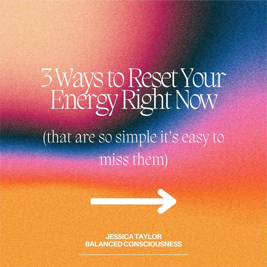 Your energy doesn&rsquo;t always need a big fix &mdash; sometimes it&rsquo;s the simple shifts that bring you back home. 🌿 
When you check in with your mind, body, heart, and spirit, you&rsquo;ll notice what&rsquo;s really calling for attention &mda