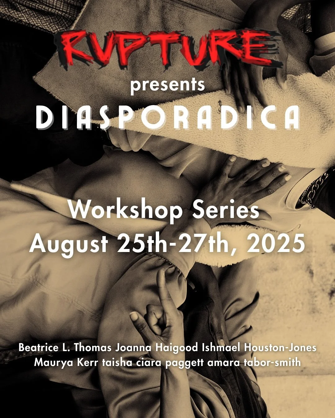 The Eventbrite is now live for the 🅳🅸🅰🆂🅿🅾🆁🅰🅳🅸🅲🅰 Workshop Series and it is free to attend.

𝙱𝚎𝚝𝚠𝚎𝚎𝚗 𝚘𝚞𝚛 𝚜𝚑𝚘𝚠𝚍𝚊𝚝𝚎 𝚠𝚎𝚎𝚔𝚎𝚗𝚍𝚜, 𝚓𝚘𝚒𝚗 𝚞𝚜 𝚊𝚝 𝙵𝚘𝚛𝚝 𝙼𝚊𝚜𝚘𝚗 𝙲𝚎𝚗𝚝𝚎𝚛 𝚒𝚗 𝚋𝚘𝚝𝚑 𝚝𝚑𝚎 𝙵𝚎𝚜𝚝𝚒𝚟𝚊𝚕 