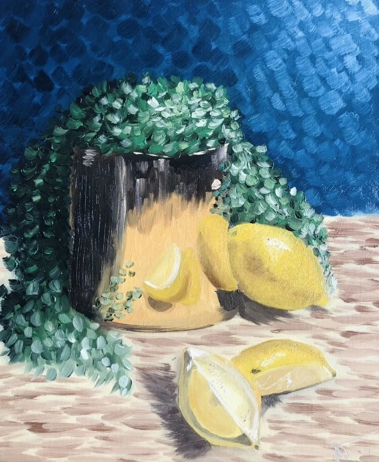 Lemons 
Oil on Canvas 2022