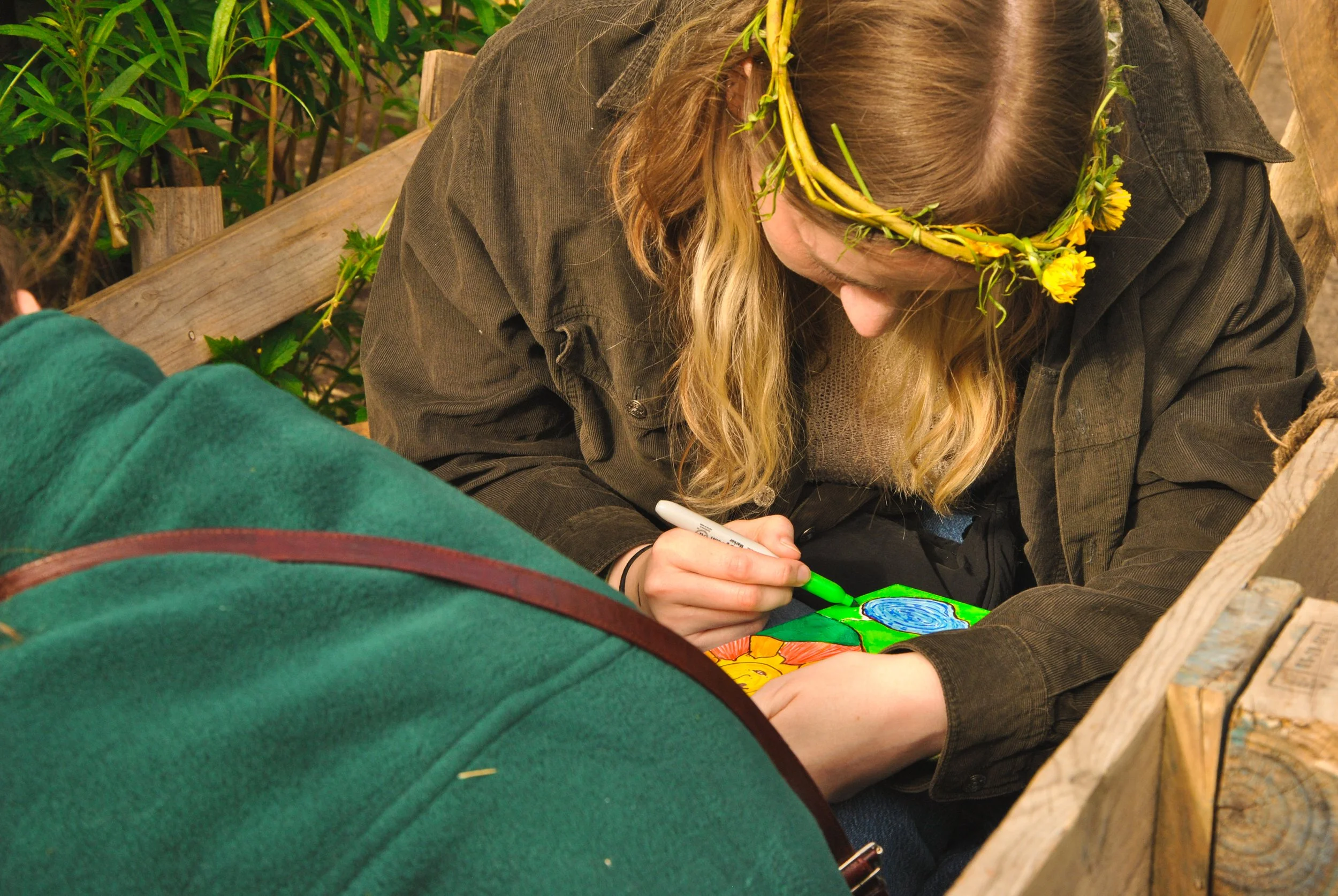 Whispering Ribbons: Folklore of the North workshops. Session 2: Make & create