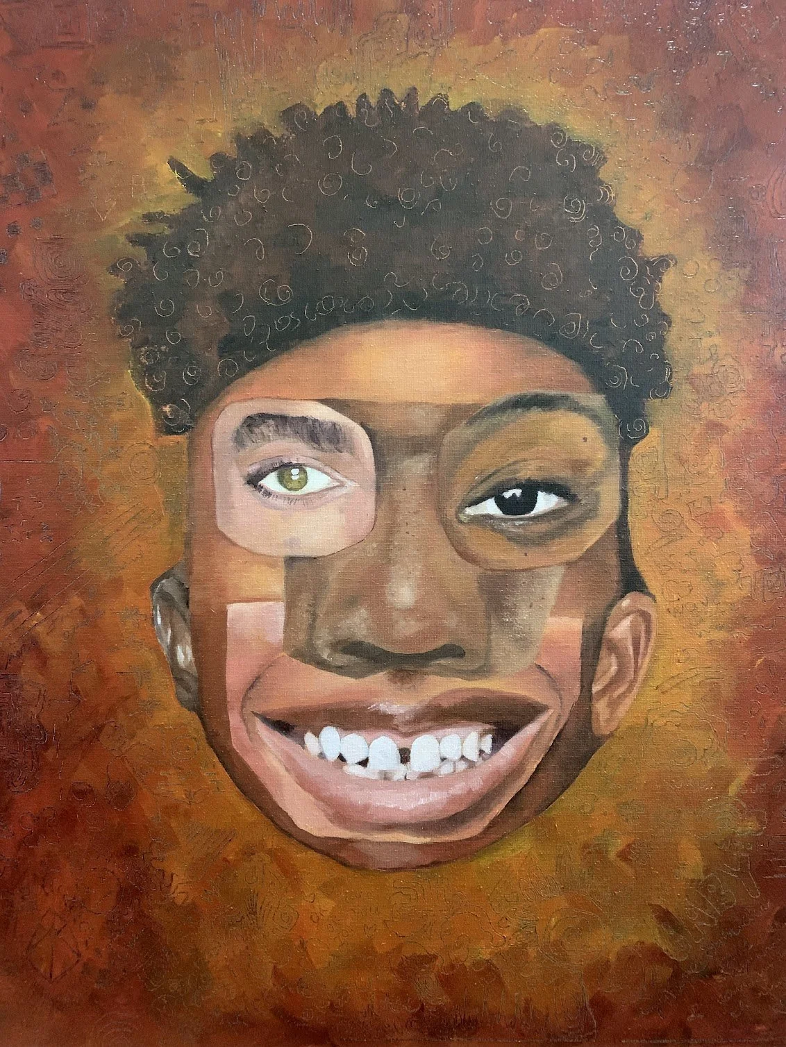 "Feature Creature "
20x16
Oil, Oil Stick on Canvas