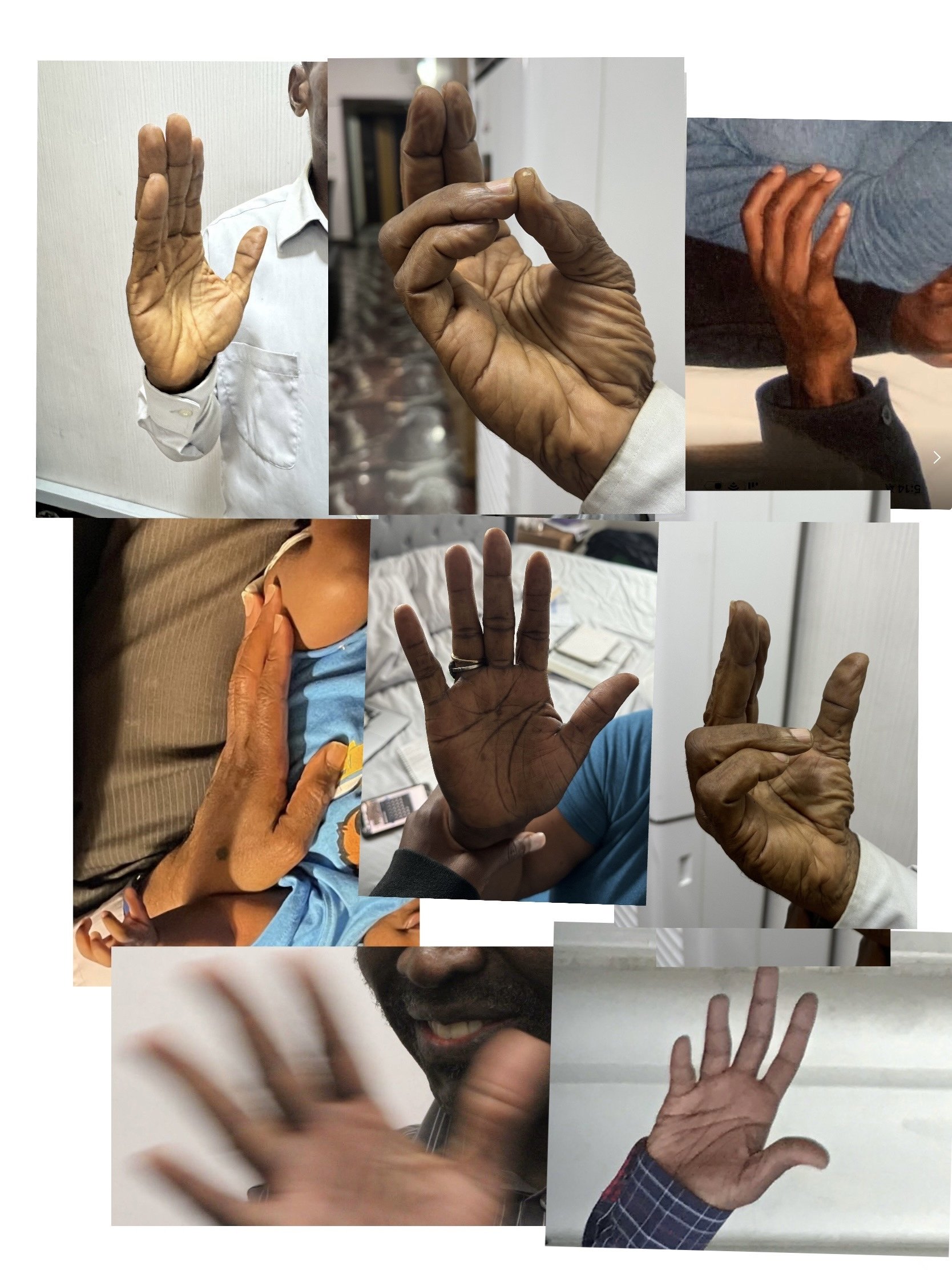 My father had these large, unique hands; wrinkled, and heavy with a hitchhiker’s thumb. I struck gold when I took a family trip to Nigeria. Reunited for the first time in a few decades, I sat across from my uncle Charles in a hotel in Lagos. As I loo