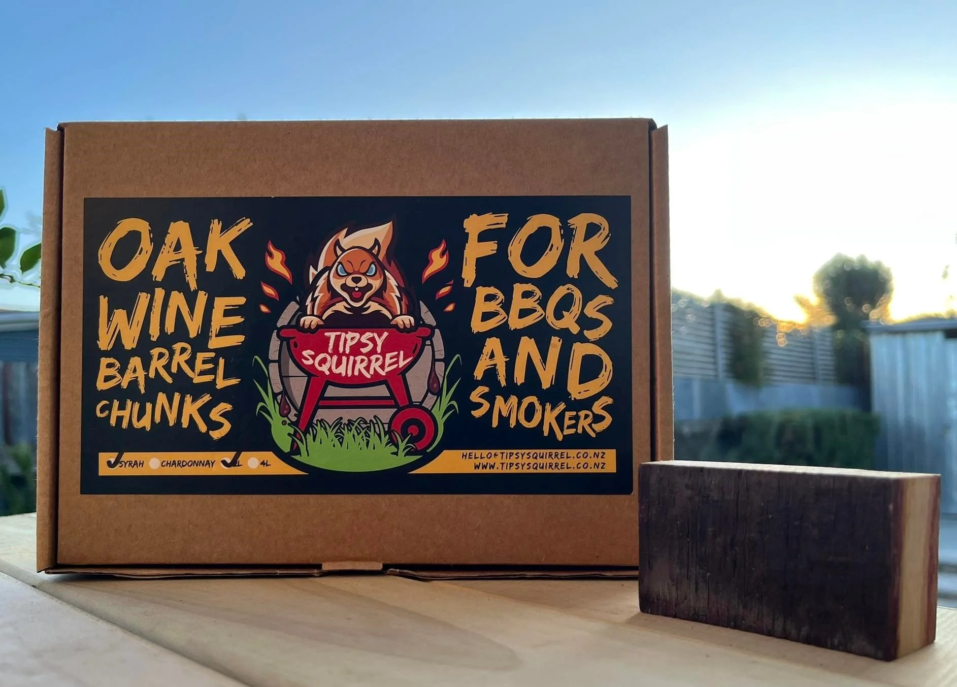 Tipsy Squirrel - Syrah Wood Chunks