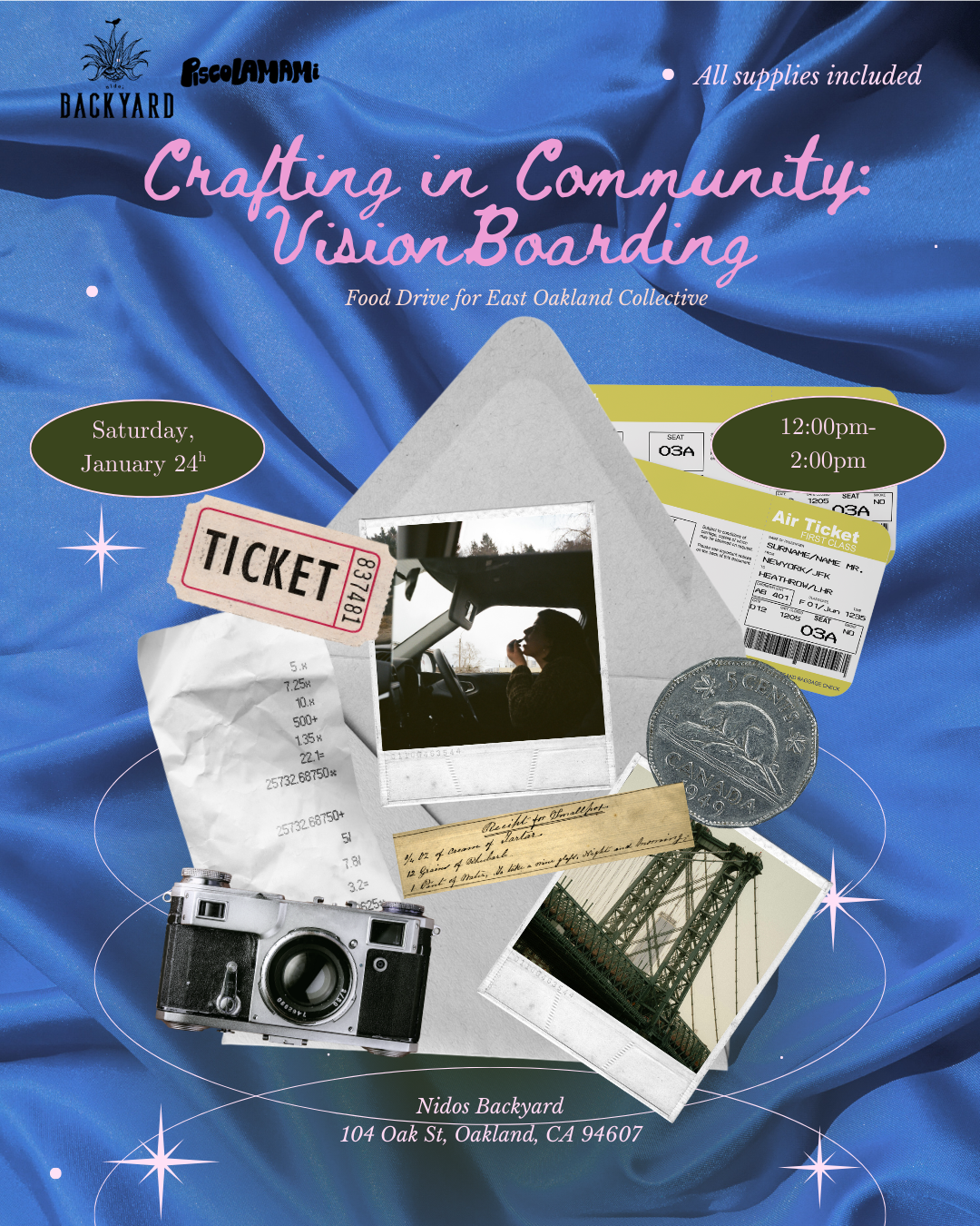 Vision Board Food Drive, hosted by Piscola Mami