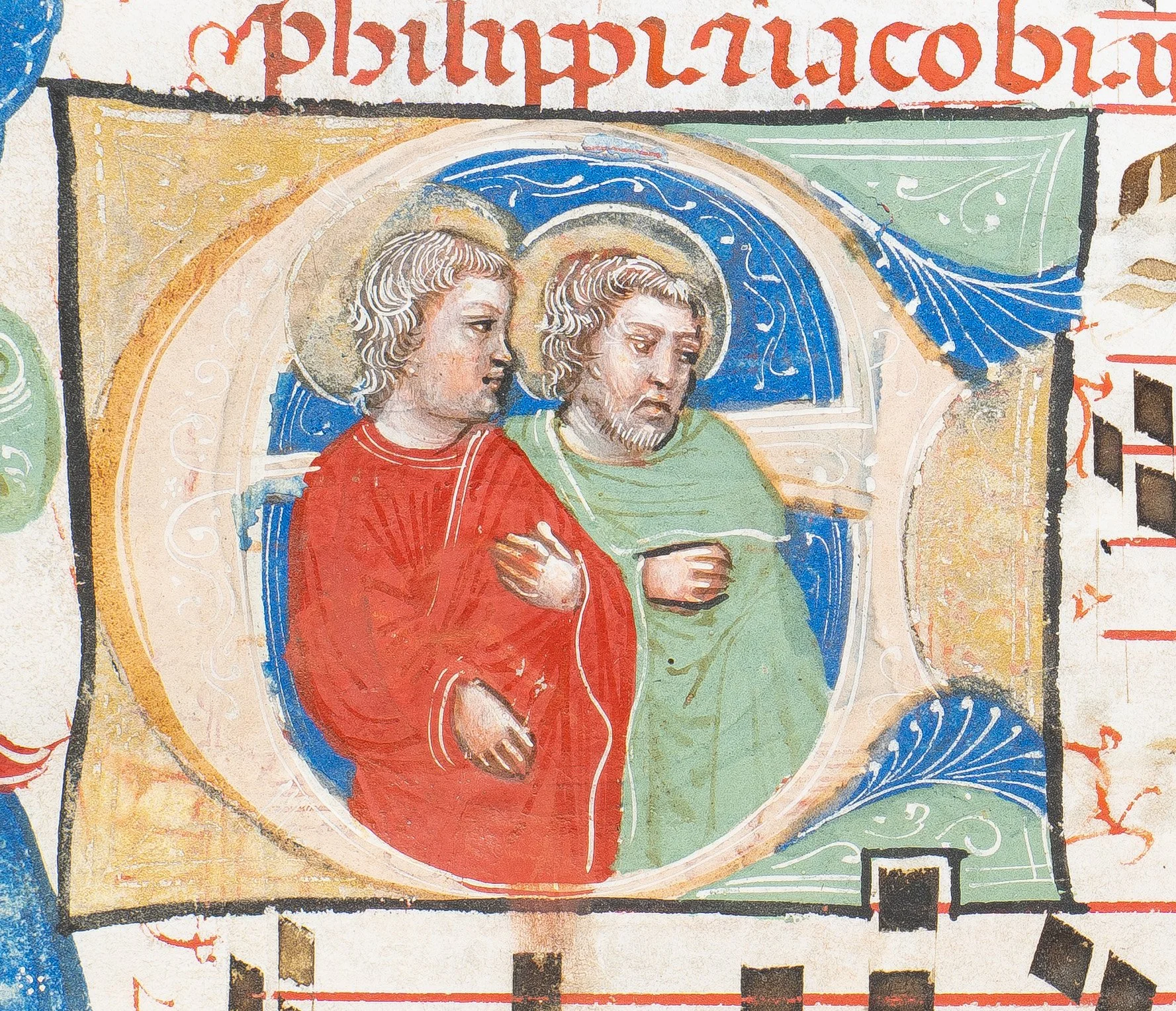 Cristoforo Cortese and workshop (?), Saints Philip and James, Italy, Venice, circa 1400-1410