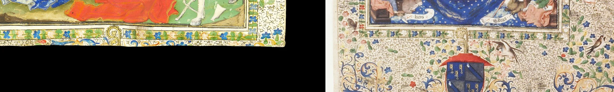 Comparison of the bishop’s crozier in the borders of the Crucifixion and Album Bulliot God the Father
