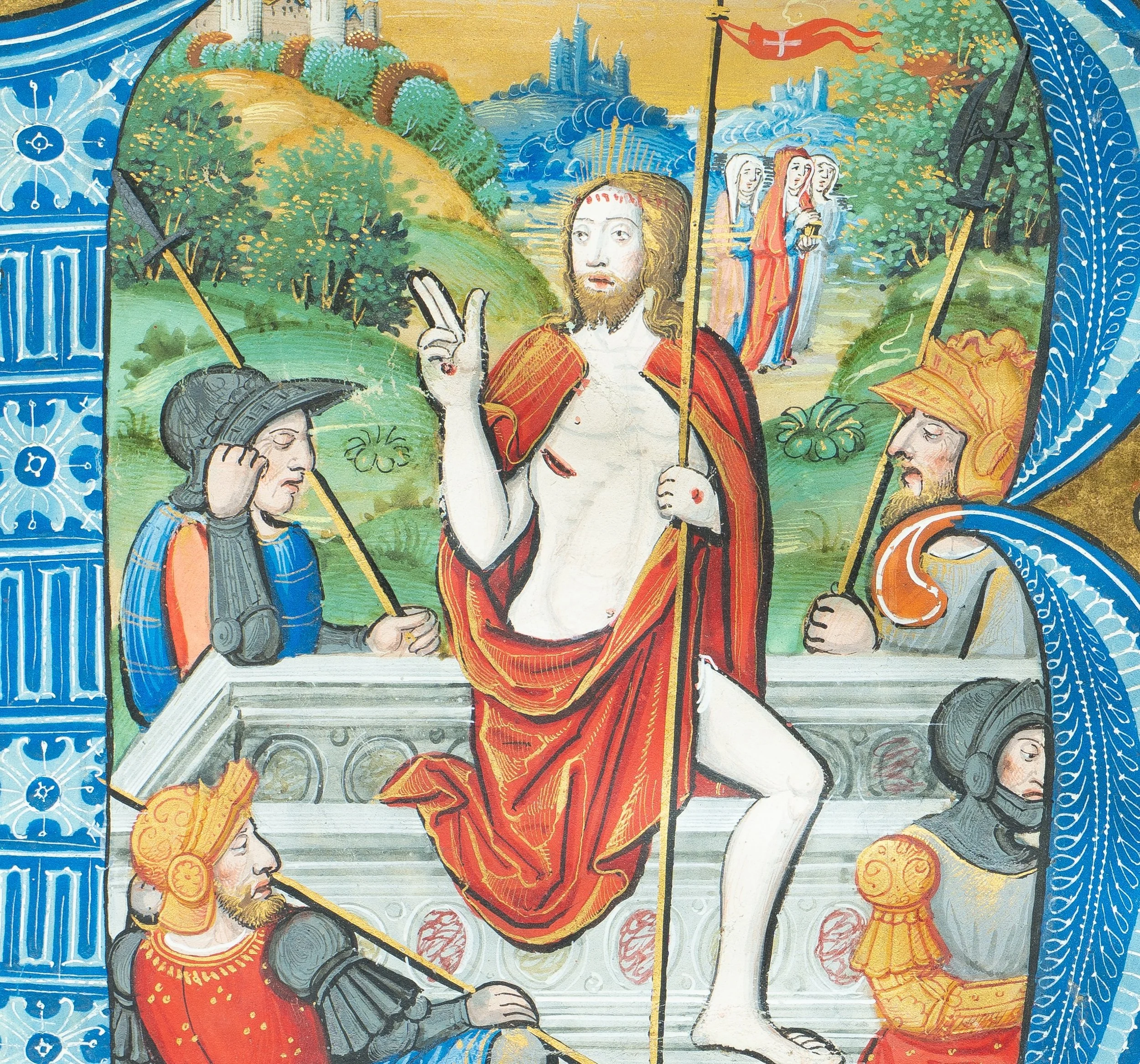 Master of Philippe de Gueldres, Resurrection of Christ, France, Paris, c. 1500-1510