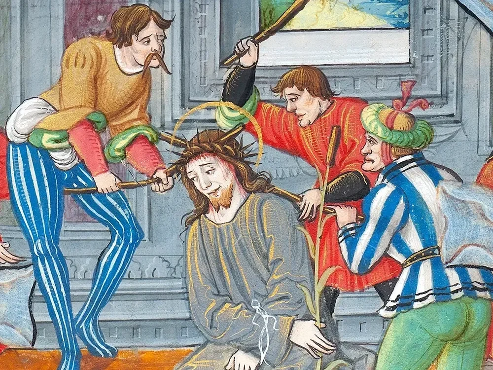 Guillaume Charmolue, Mocking of Christ, France, near Paris, Marcoussis?, circa 1530–1540