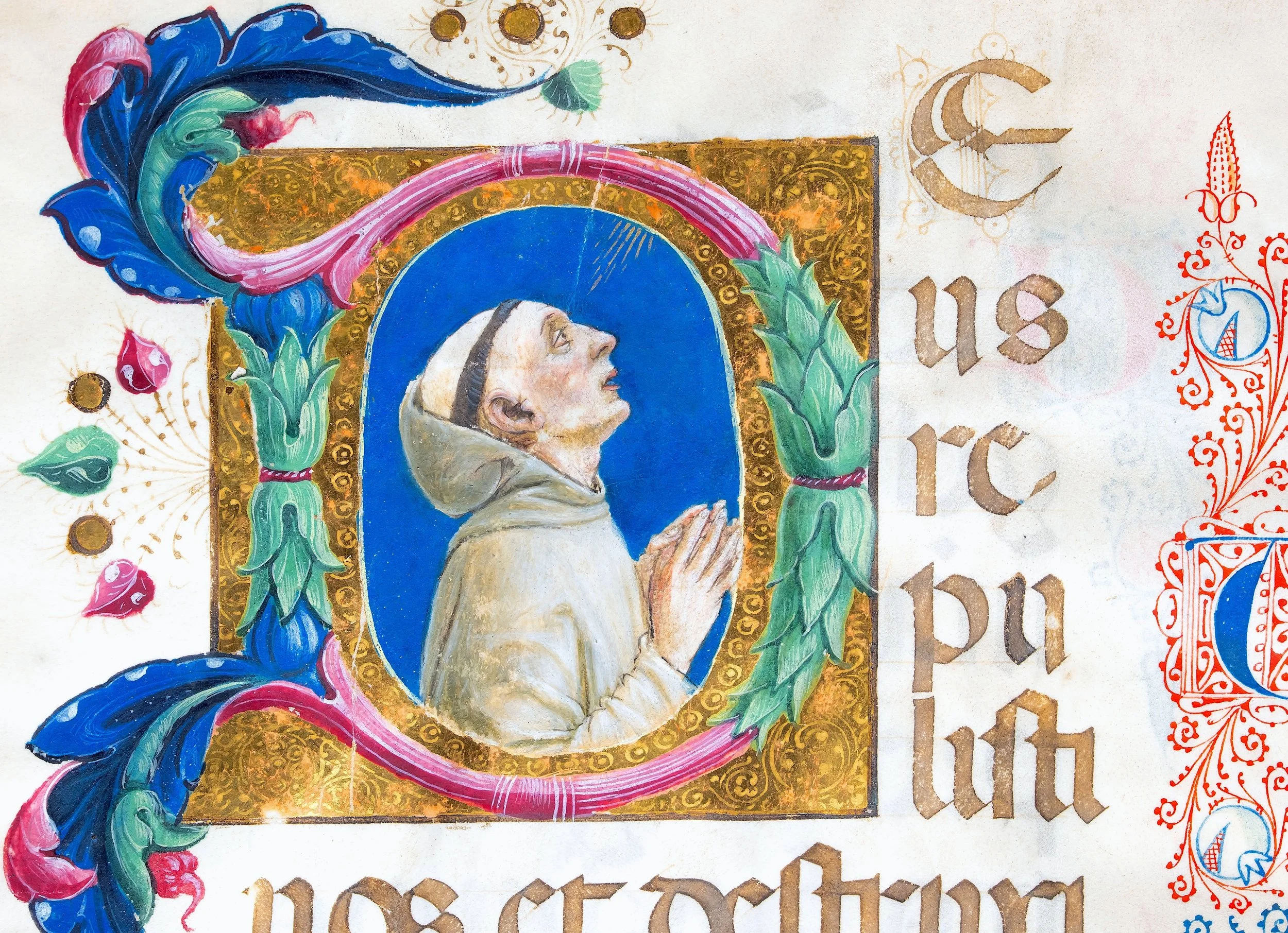 Giovanni Pietro Birago, A Singing Olivetan Monk, Italy, Brescia, c. 1470-1480